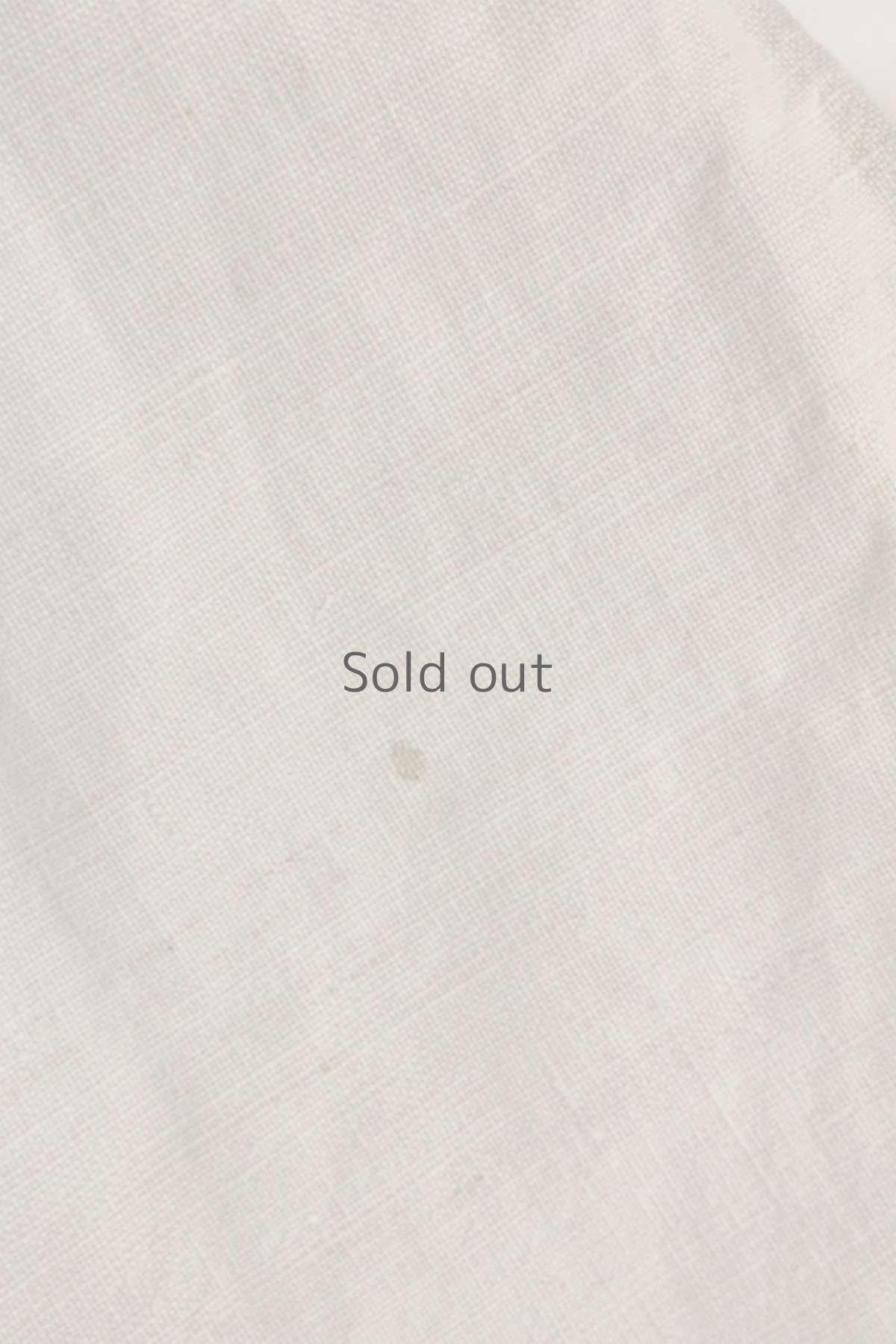 画像10: 【フランス】２０世紀初頭のアンティークリネン　スモックロングシャツ（白色） (10)