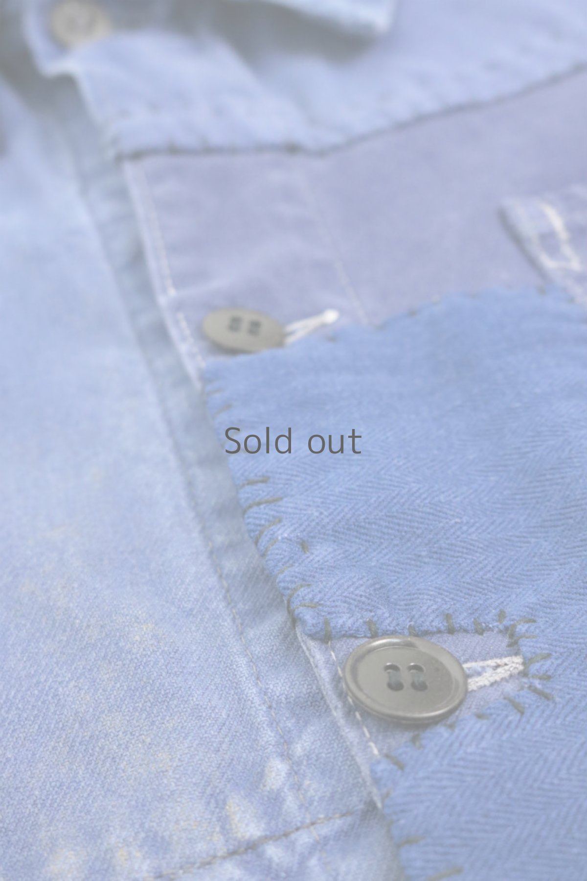 画像12: 【MITSUGU SASAKI】ビンテージリメイク　パッチワーク　コットンツイルワークジャケット (12)