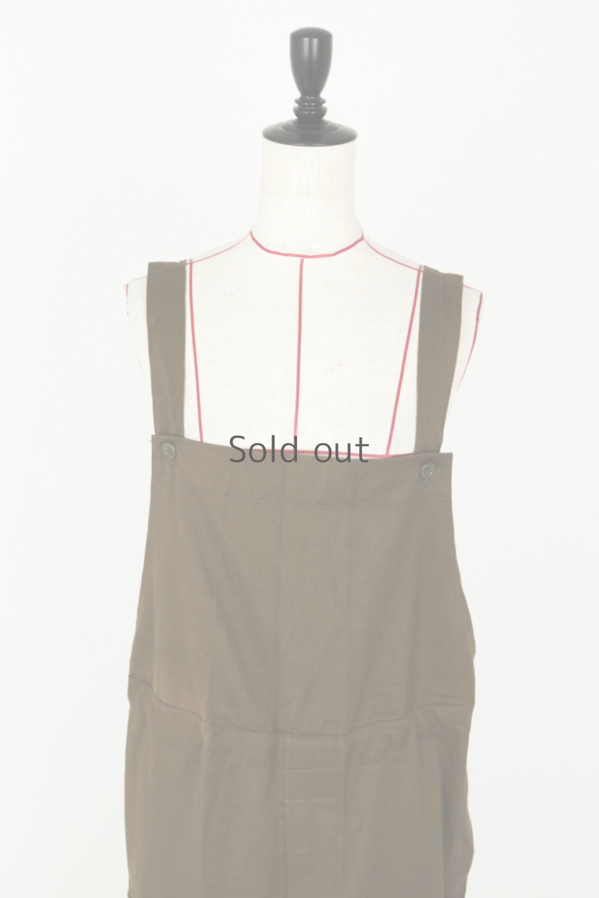 画像3: 【MITSUGU SASAKI】ビンテージミリタリーリメイク　サロペット（チェコ軍）　 (3)