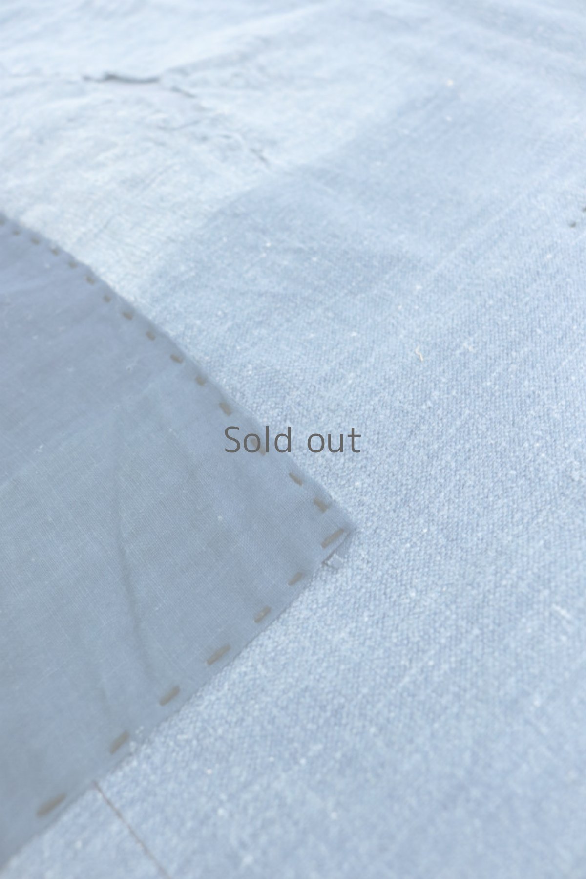 画像8: 【佐々木印】ビンテージリメイク パッチワーク インディゴコットンエプロン (8)