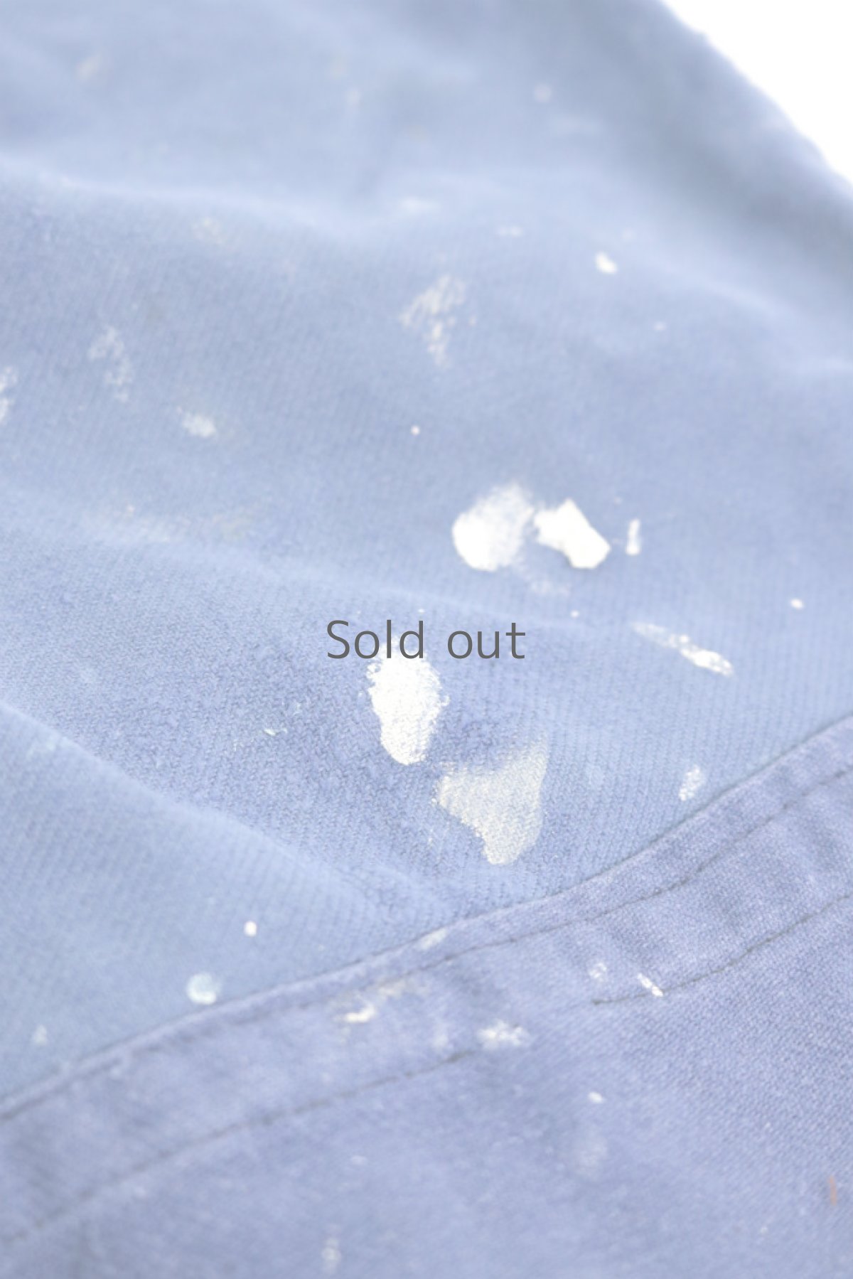 画像7: 【MITSUGU SASAKI】ビンテージ×リメイク　パッチワーク　ワークパンツ(ペンキ汚れ） (7)