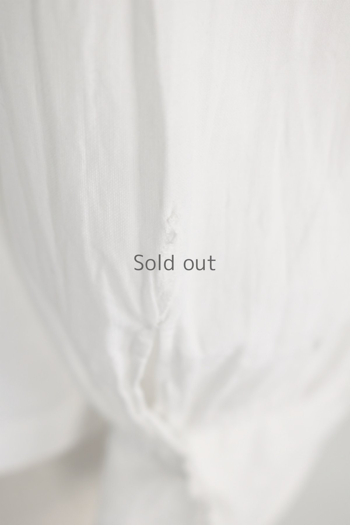 画像8: 【フランス】アンティークコットン　スタンドカラー　クラシックレースブラウス(白) (8)