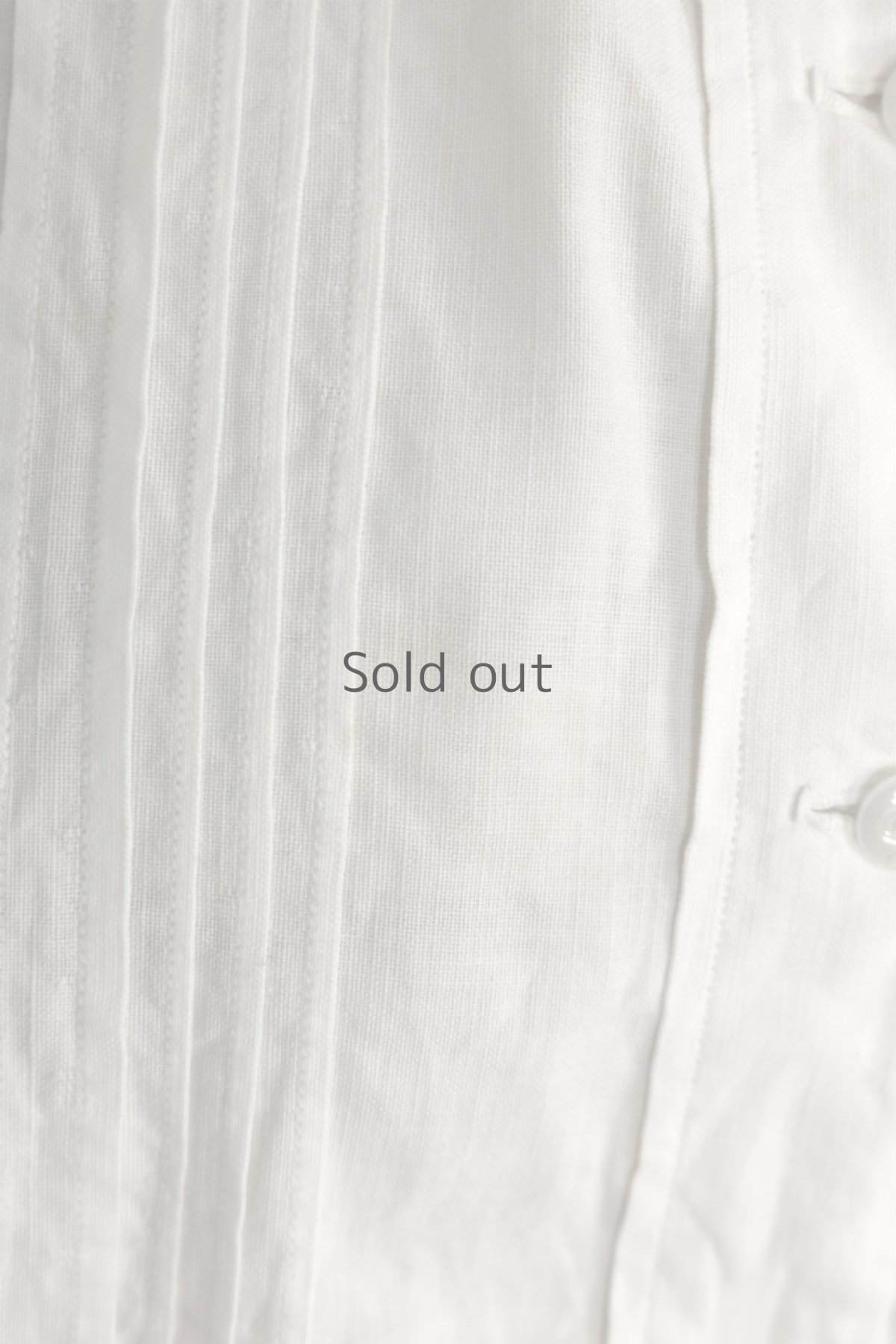 画像14: 【フランス】アンティークコットン　スタンドカラー　クラシックレースブラウス(白) (14)