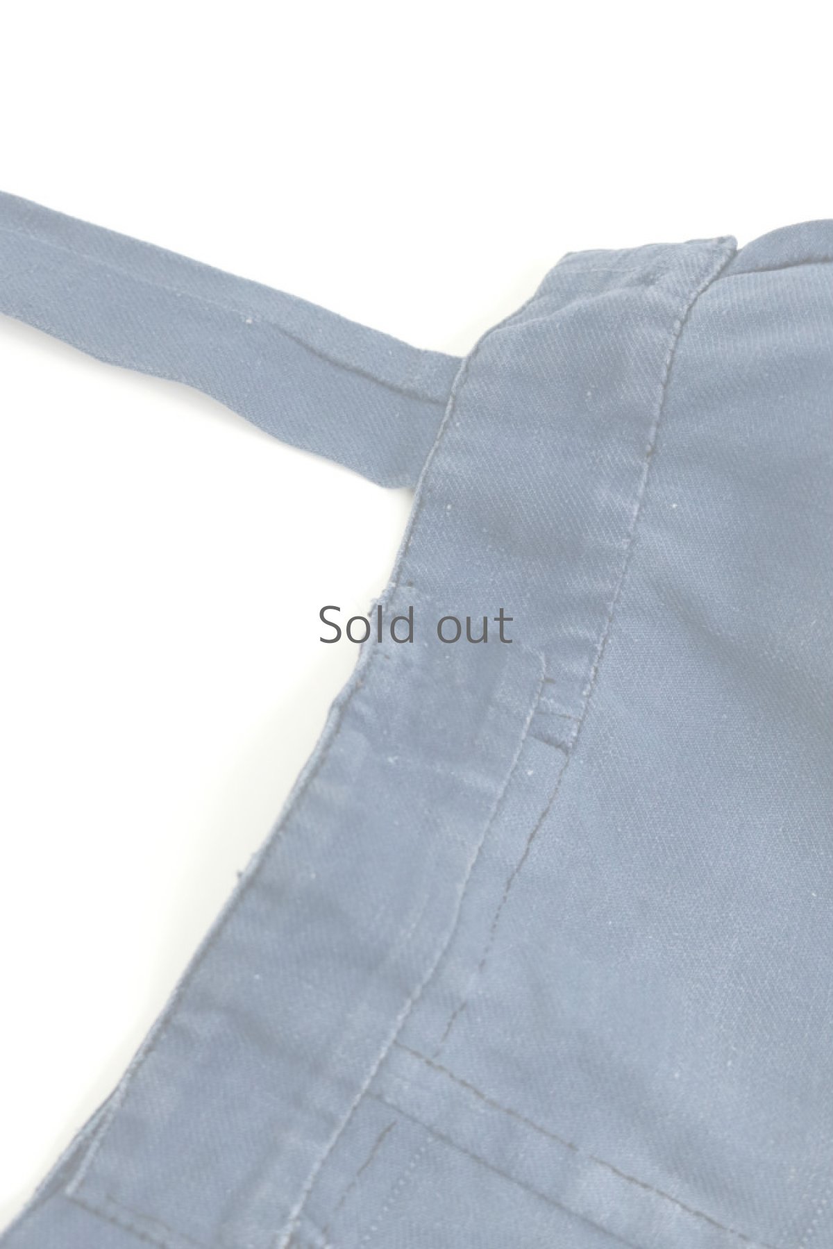 画像11: 【フランス】1950年代の手作りされたブルーワークエプロン (11)