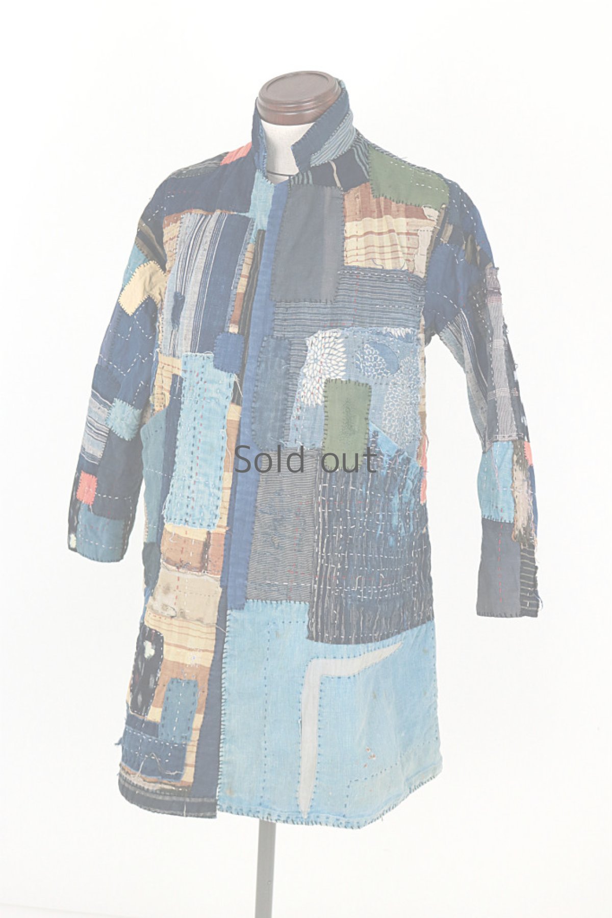 画像2: 【SUPER BORO BORO】襤褸古布　リメイク　スーパーボロボロコート(男女兼用） (2)