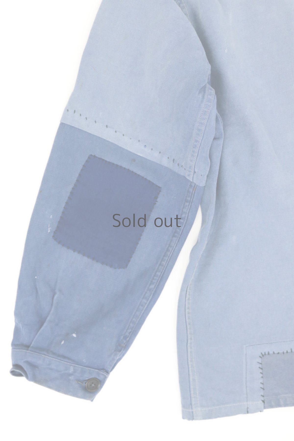 画像9: 【MITSUGU SASAKI】ビンテージリメイク　パッチワーク　コットンツイルワークジャケット（フランス） (9)