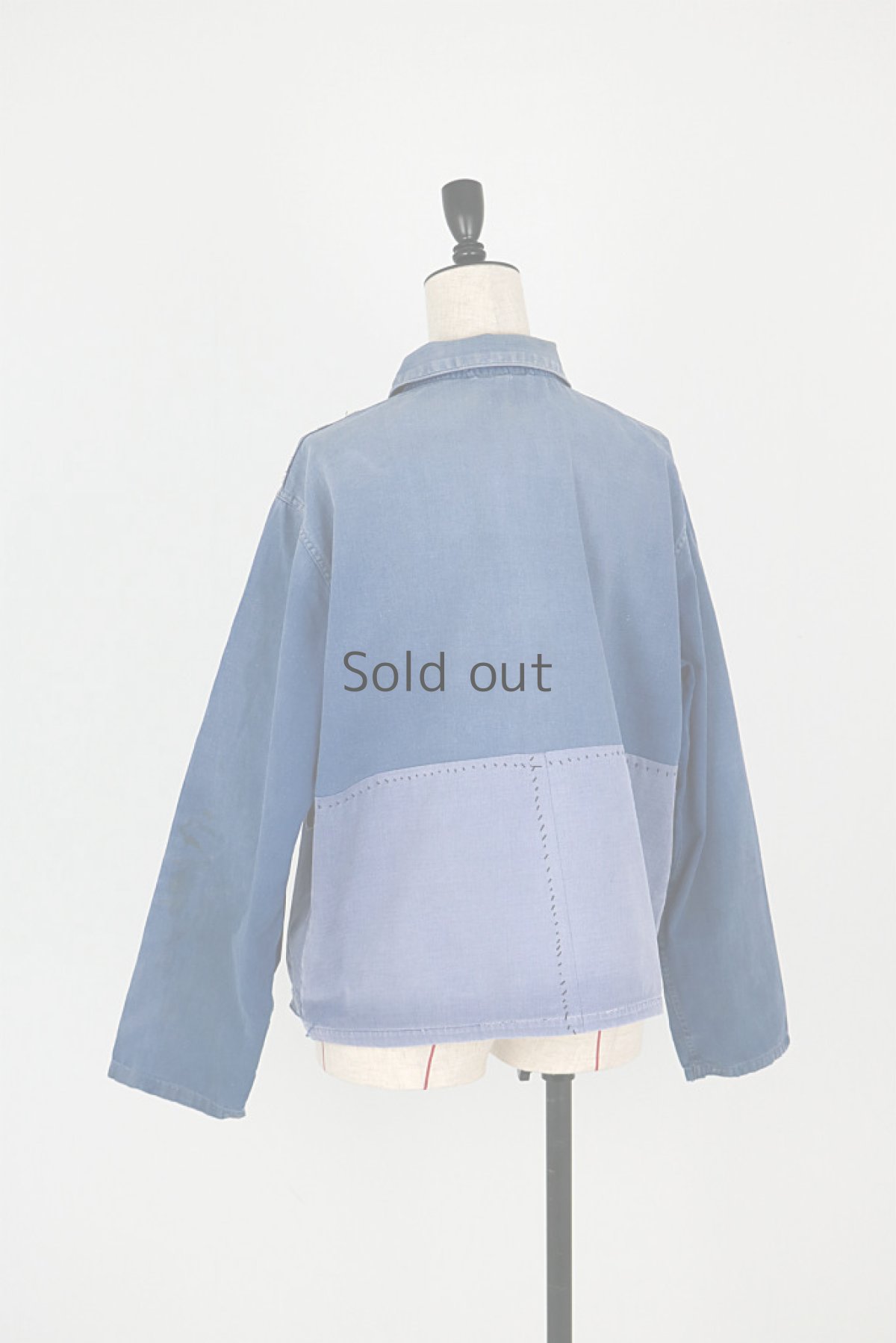 画像3: 【MITSUGU SASAKI】ビンテージリメイク　パッチワーク　コットンワークジャケット（ドイツ） (3)