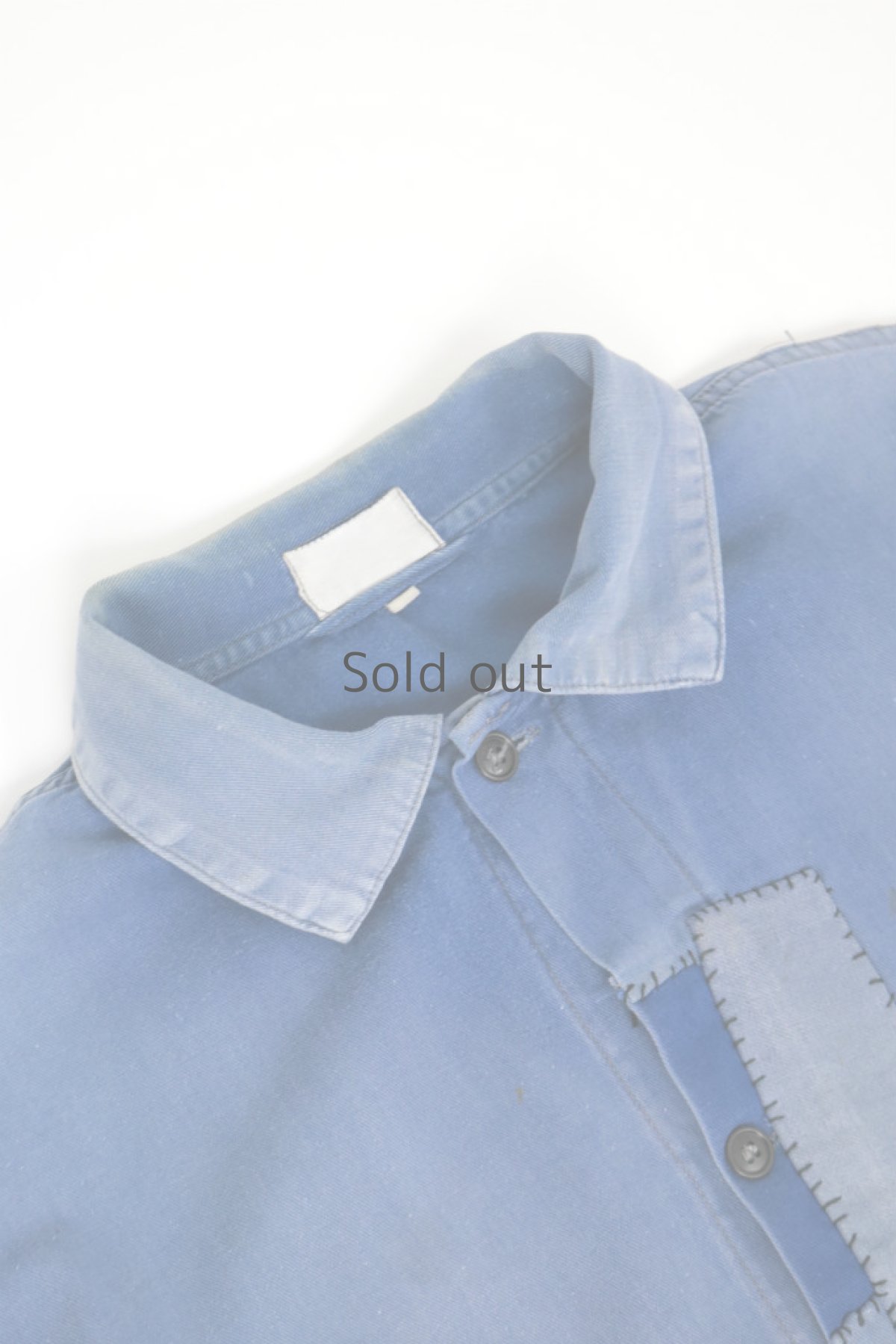 画像4: 【MITSUGU SASAKI】ビンテージリメイク　パッチワーク　コットンワークジャケット（ドイツ） (4)