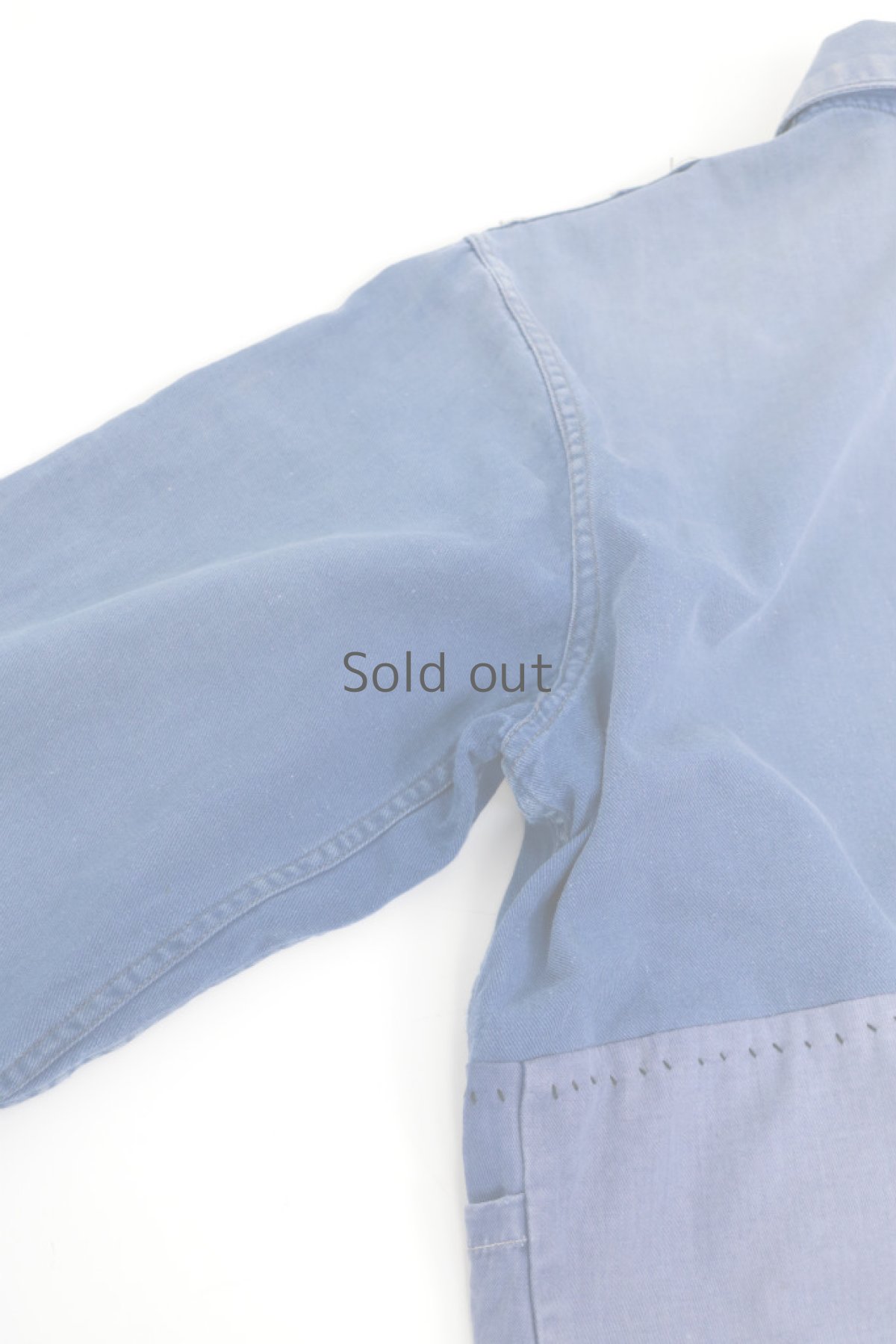 画像11: 【MITSUGU SASAKI】ビンテージリメイク　パッチワーク　コットンワークジャケット（ドイツ） (11)