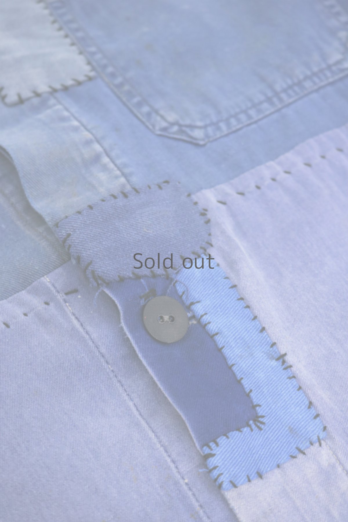 画像6: 【MITSUGU SASAKI】ビンテージリメイク　パッチワーク　コットンワークジャケット（ドイツ） (6)