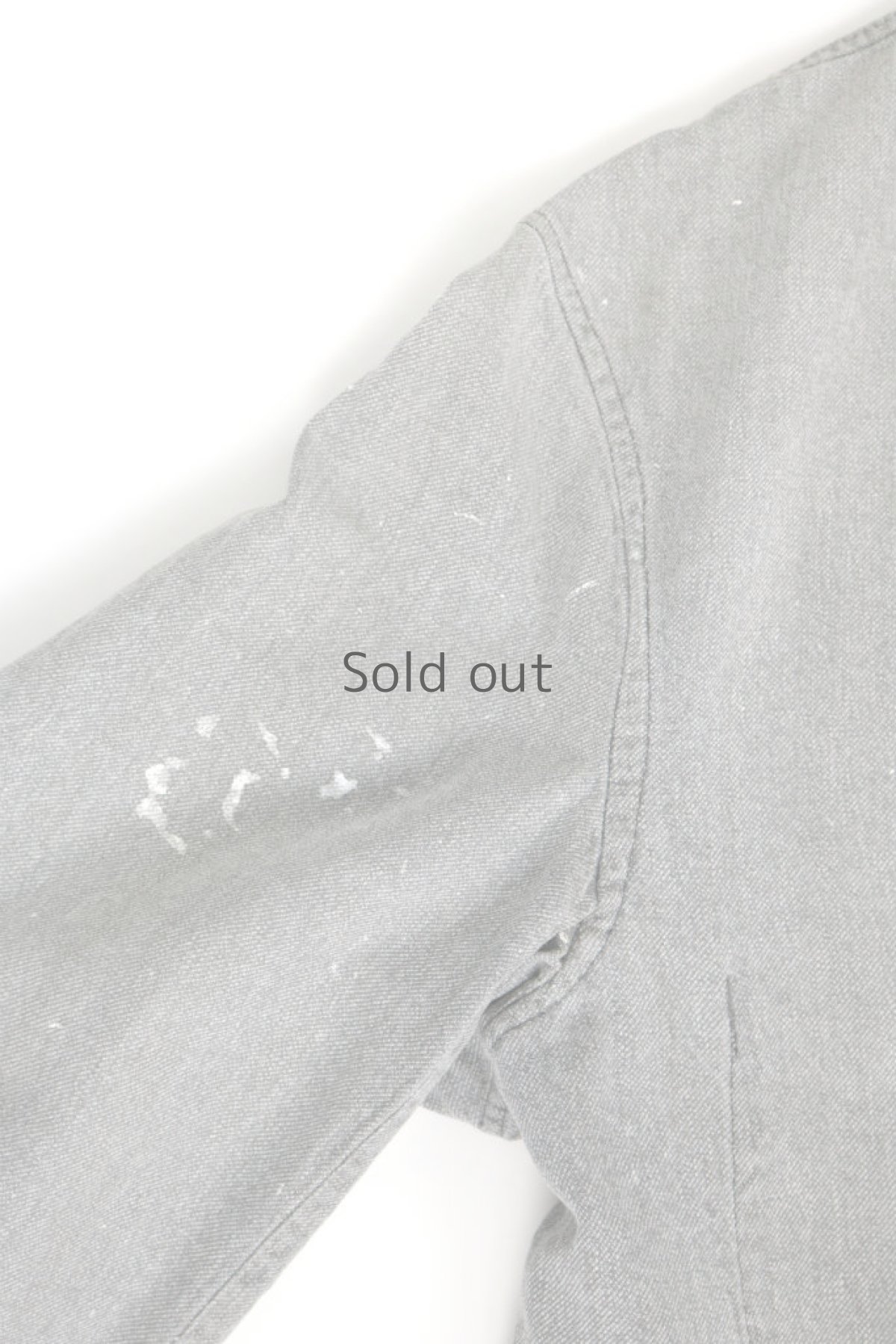 画像5: 【MITSUGU SASAKI】ビンテージリメイク　ブルーパッチワーク　黒シャンアトリエコート（VETRA） (5)