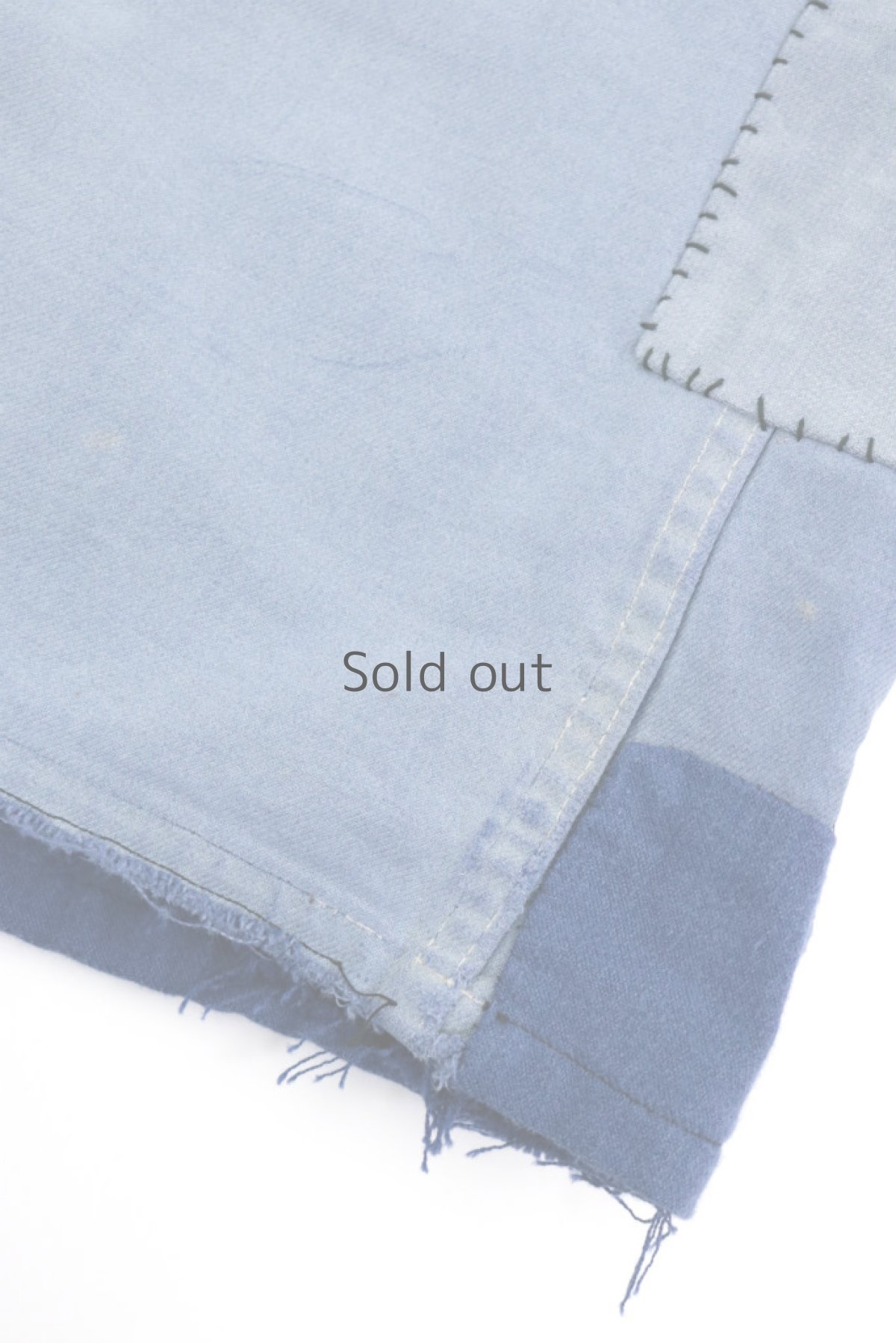 画像9: 【MITSUGU SASAKI】ビンテージリメイク　パッチワーク　コットンツイルワークジャケット（フランス） (9)