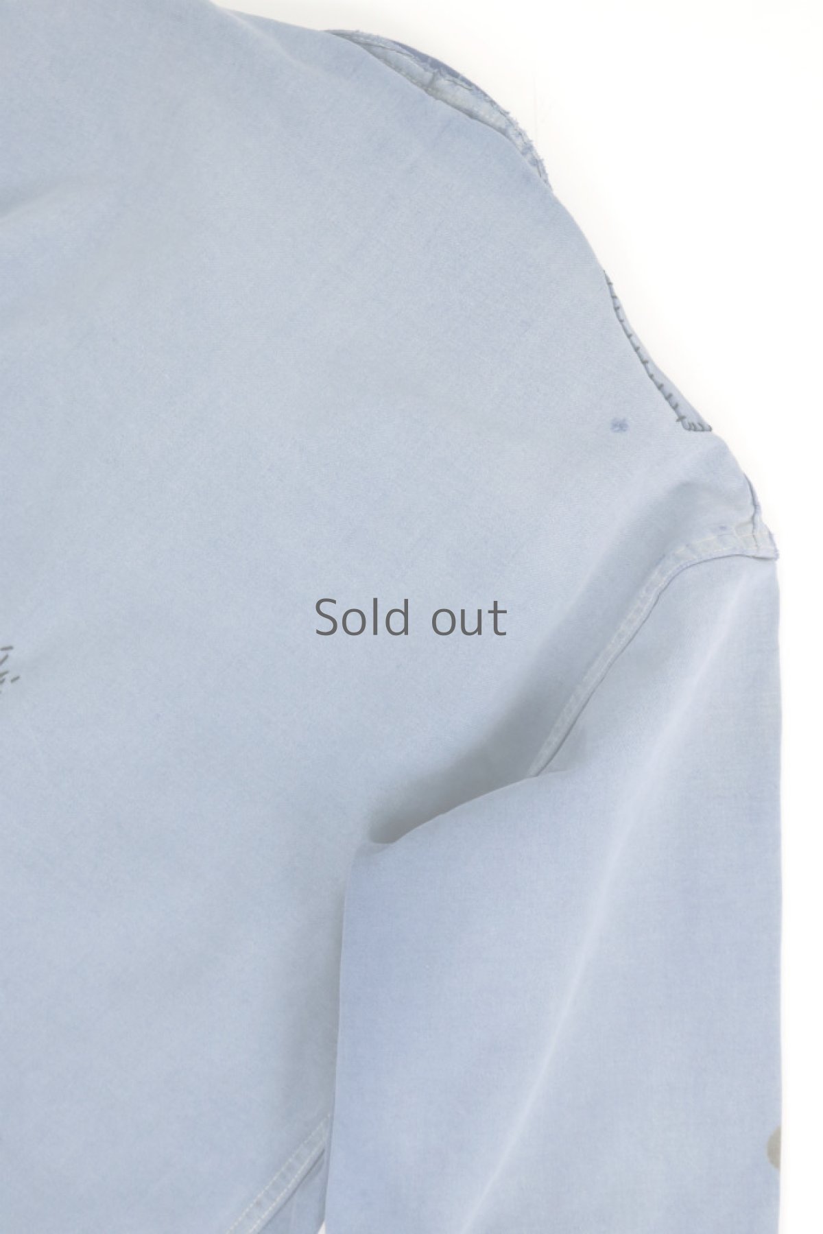 画像10: 【MITSUGU SASAKI】ビンテージリメイク　パッチワーク　コットンツイルワークジャケット（フランス） (10)