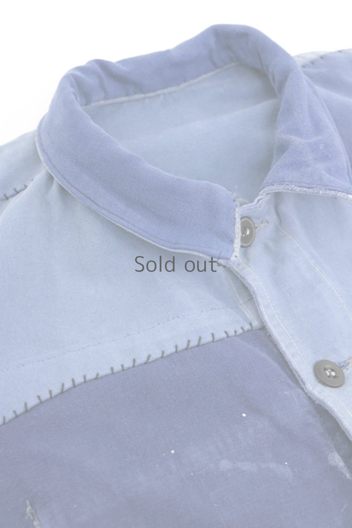 画像2: 【MITSUGU SASAKI】ビンテージリメイク　パッチワーク　コットンツイルワークジャケット（フランス） (2)