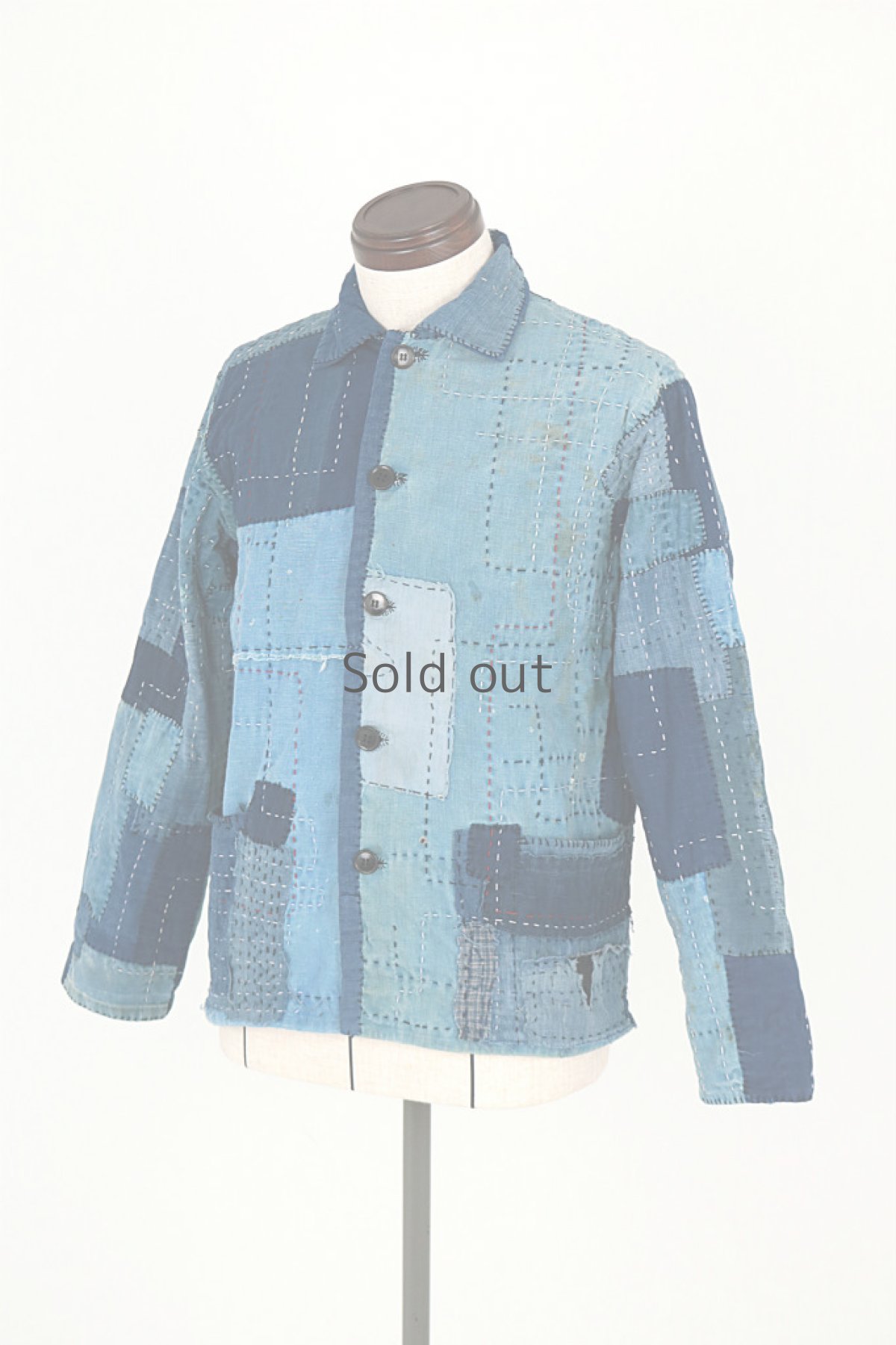 画像16: 【SUPER BORO BORO】藍染古布×ビンテージリメイク　スーパーボロボロジャケット (16)