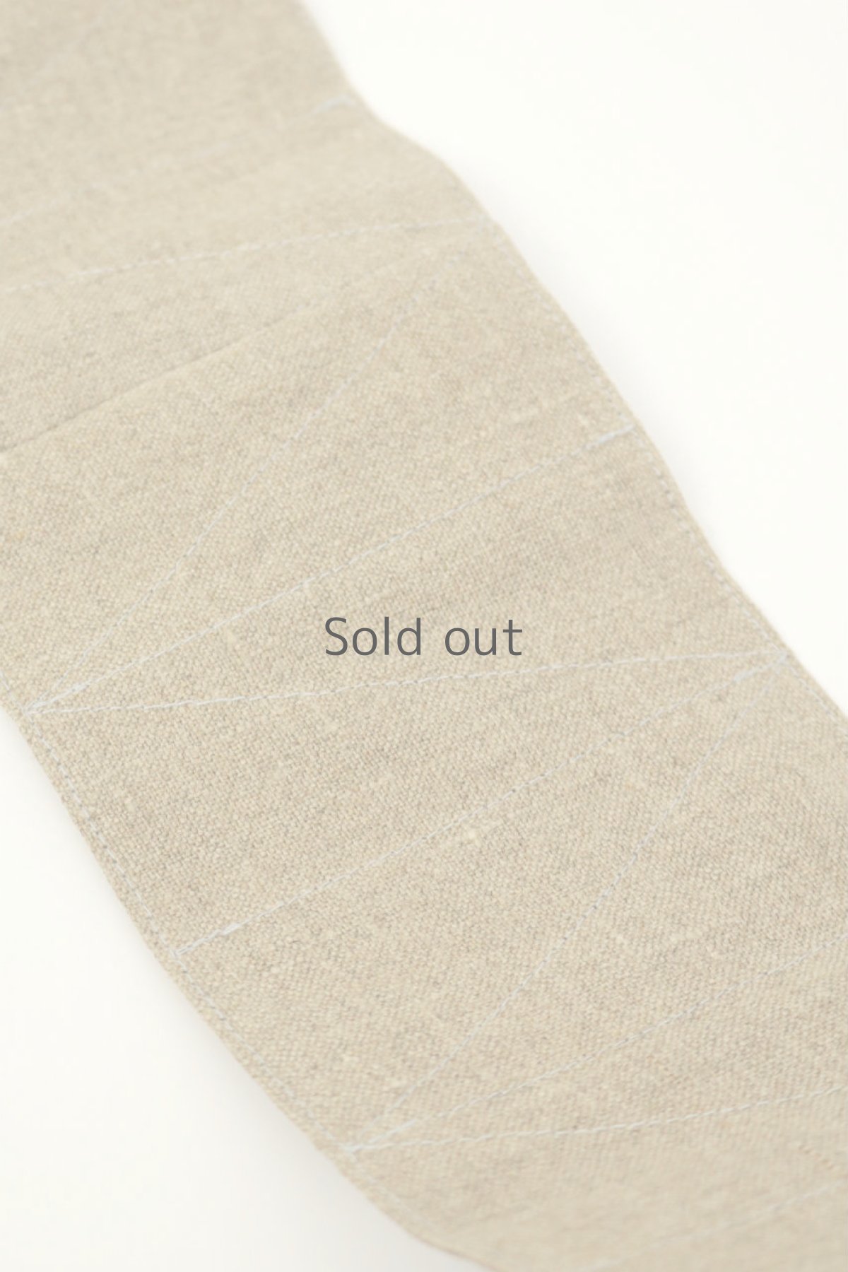 画像5: 【ササキチホ】アンティークリネン　ウエストマーク　帯ベルト（ベージュ） (5)