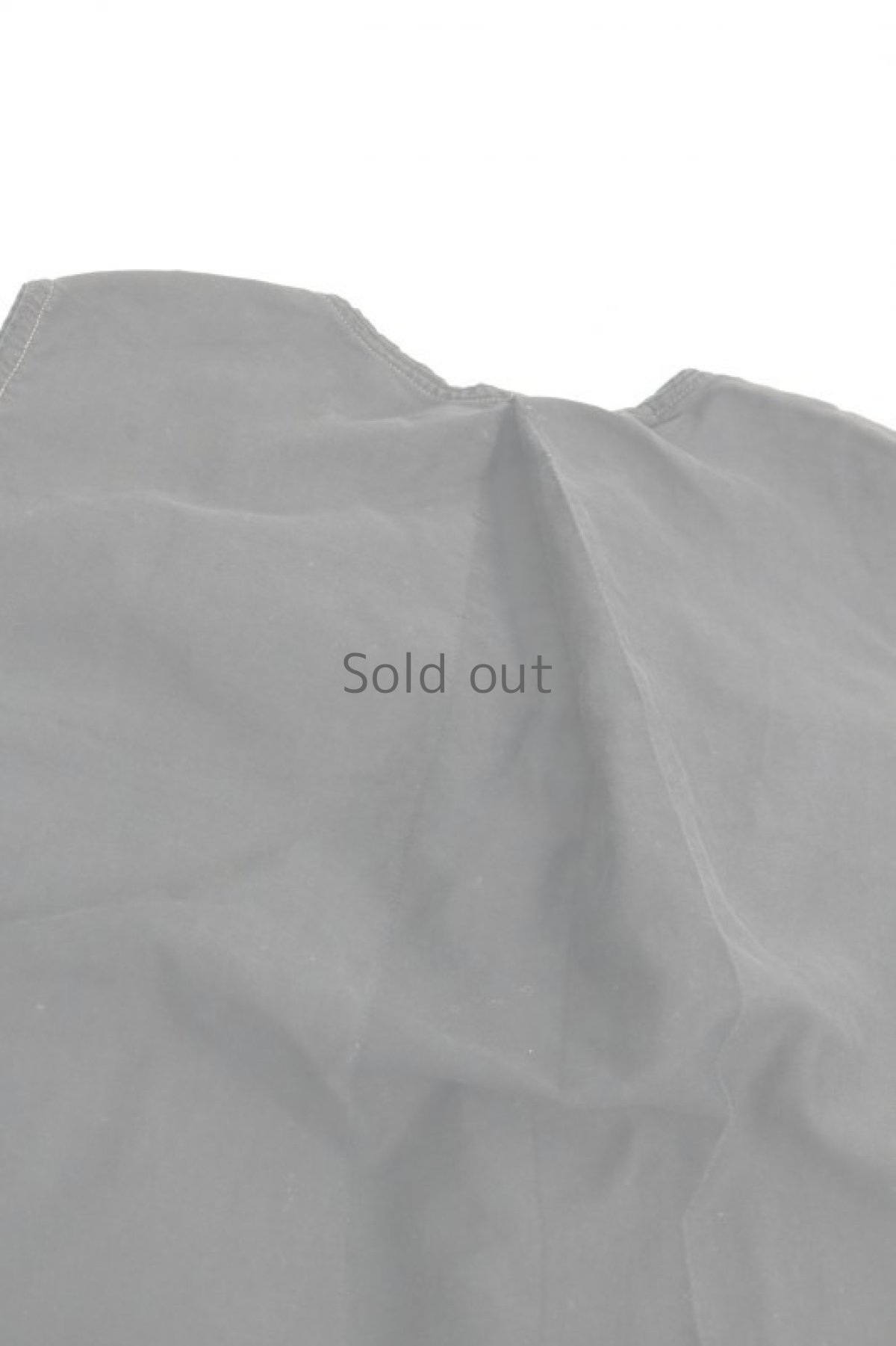 画像7: 【フランス】1940年代頃 ノースリーブブラックコットン エプロンワンピース (7)