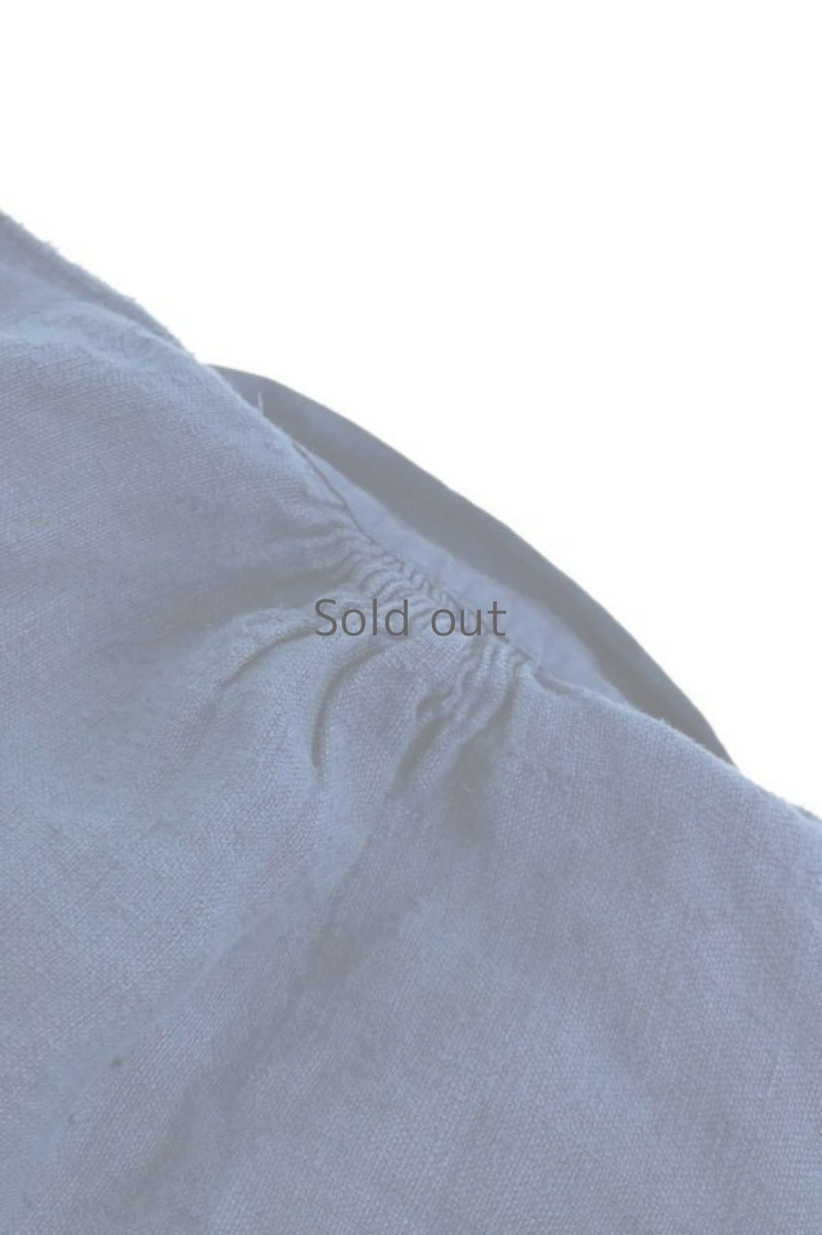 画像6: 【フランス】アンティークリネン×染　スモックワンピース（後染め/紺色) (6)