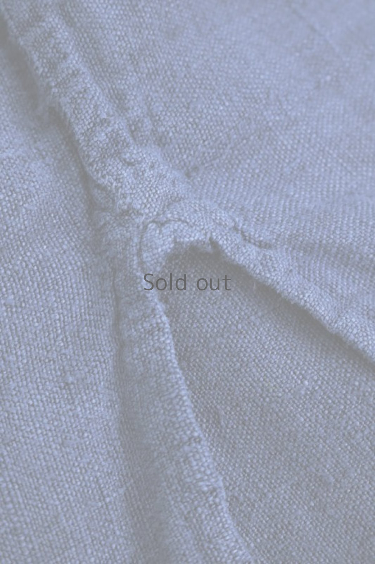 画像5: 【フランス】アンティークリネン×染　スモックワンピース（後染め/紺色) (5)