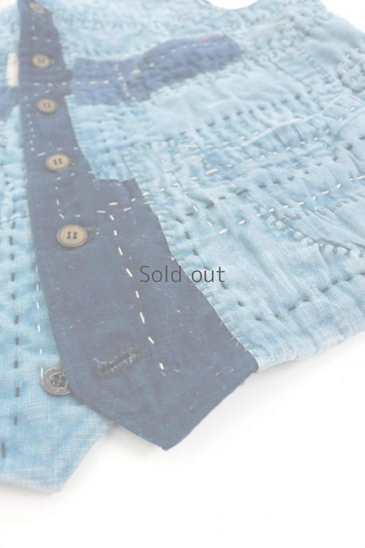 画像5: 【MITSUGU SASAKI】SUPER BORO BORO VEST(製作年月2019年8月)  (5)