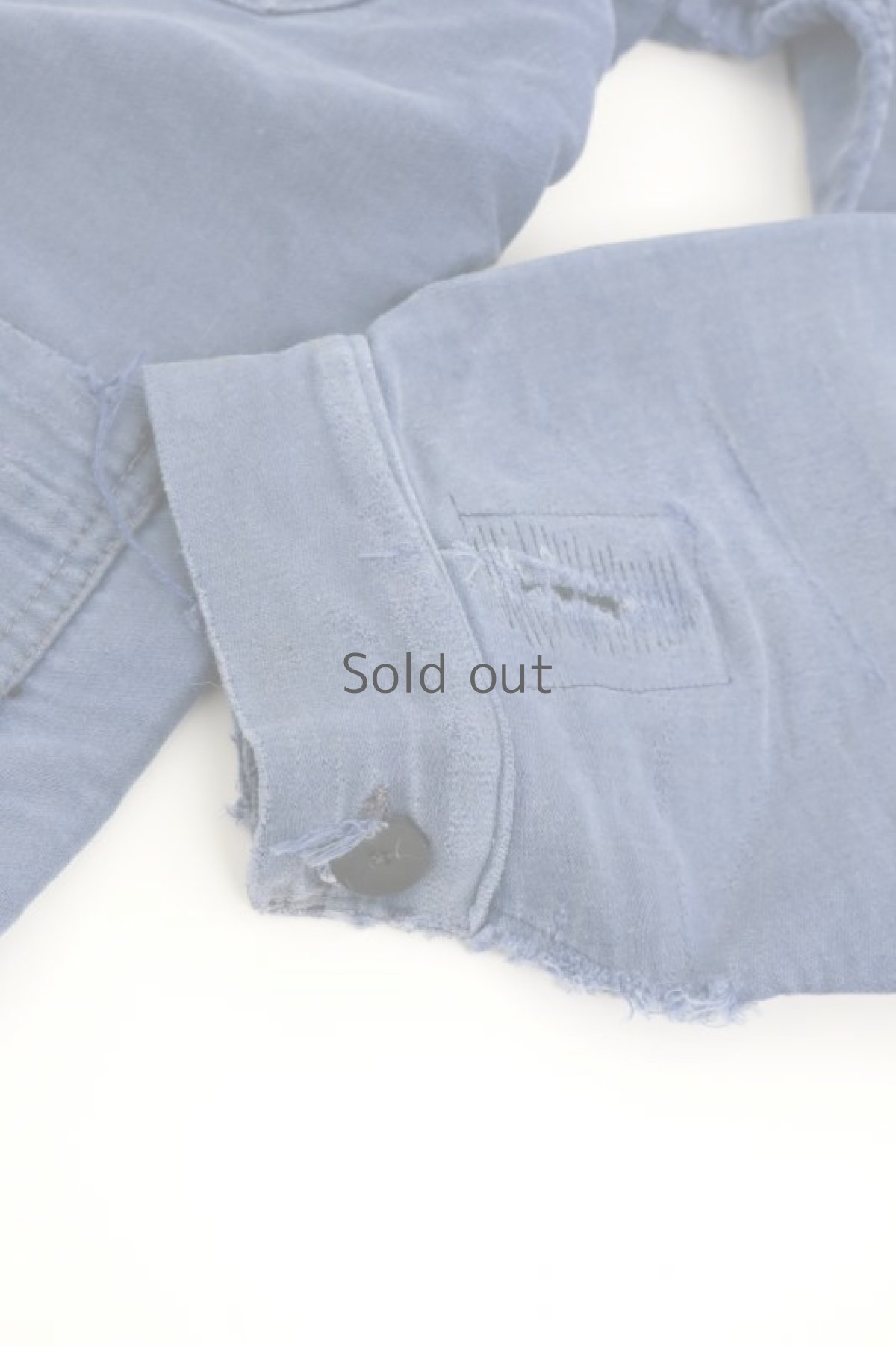 画像5: 【フランス】1960年代　ブルーモールスキンコットン　ワークジャケット（JURA-RHONE） (5)