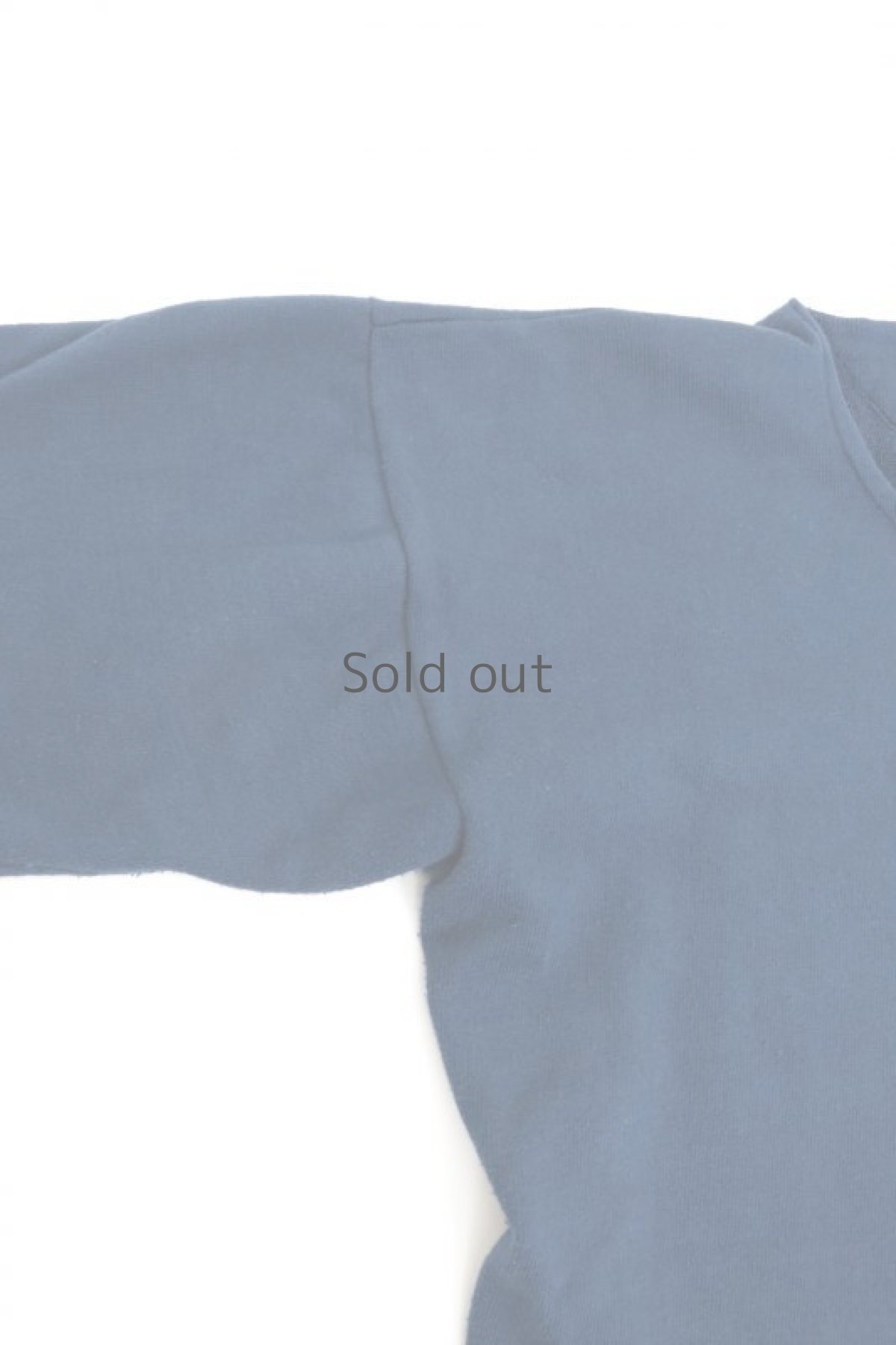 画像4: 【スイス】ビンテージ　ミリタリー スウェットシャツ（後染め/紺色） (4)