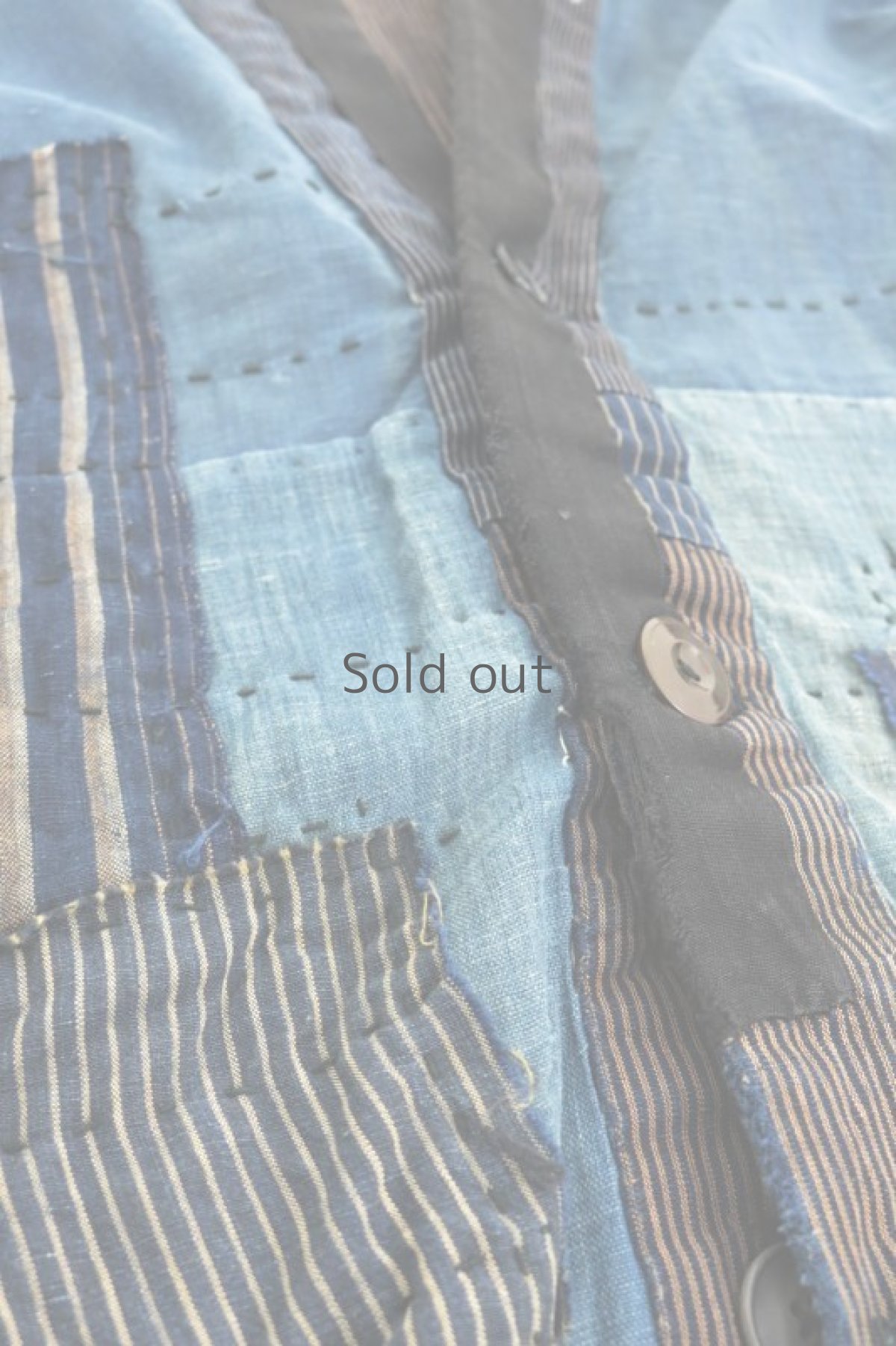 画像3: 【MITSUGU SASAKI】BORO古布　刺し子NORAGIコート (3)