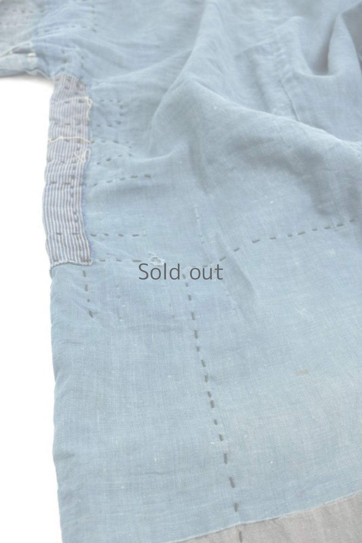 画像9: 【MITSUGU SASAKI】BORO古布　刺し子NORAGIコート (9)