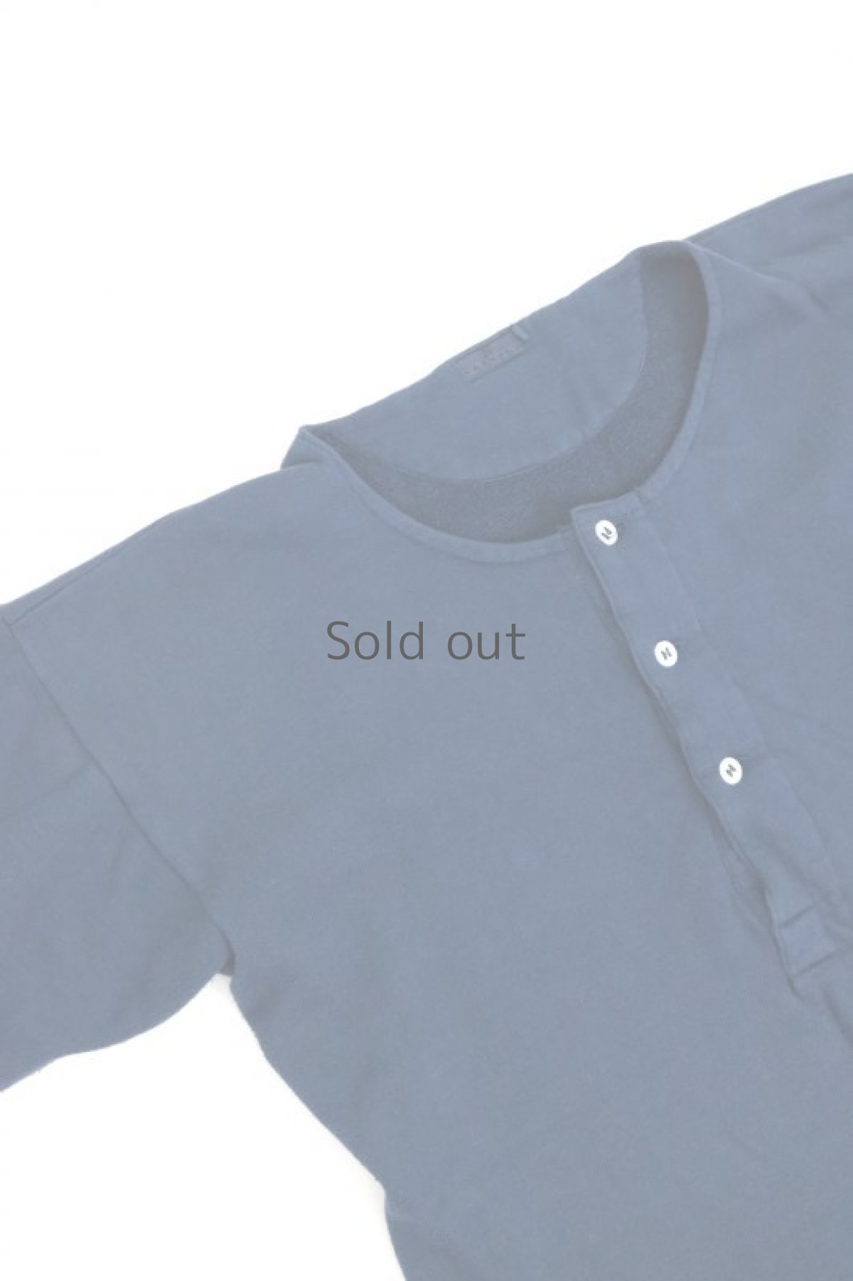 画像2: 【スイス】ビンテージ　ミリタリー スウェットシャツ（後染め/紺色） (2)