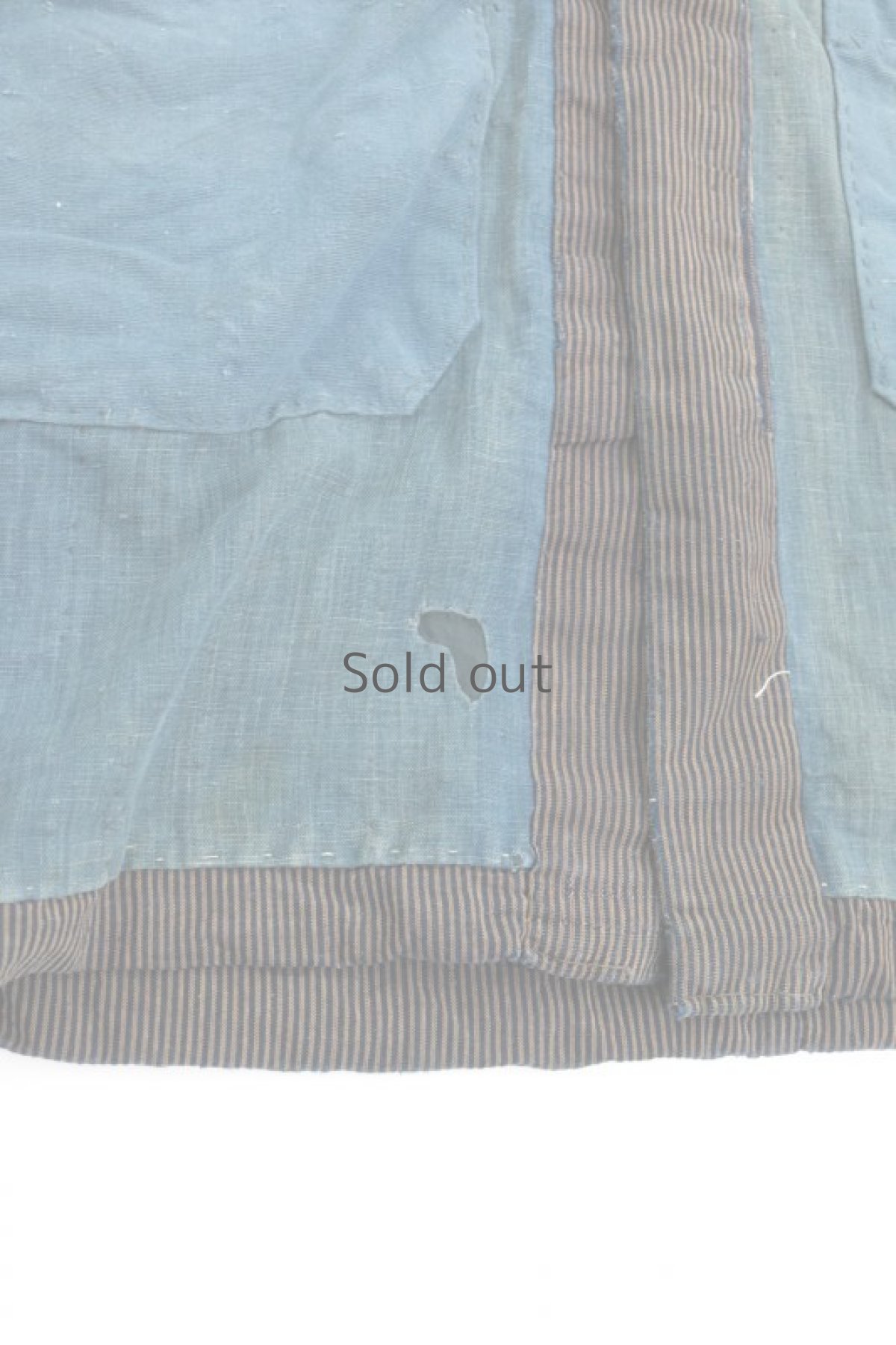 画像4: 【MITSUGU SASAKI】BORO古布　刺し子NORAGIコート (4)