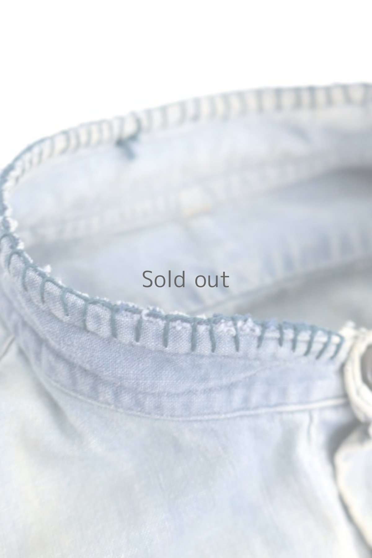 画像8: 【MITSUGU SASAKI】ビンテージリメイク　パッチワーク　フレンチワークシャツ  (8)