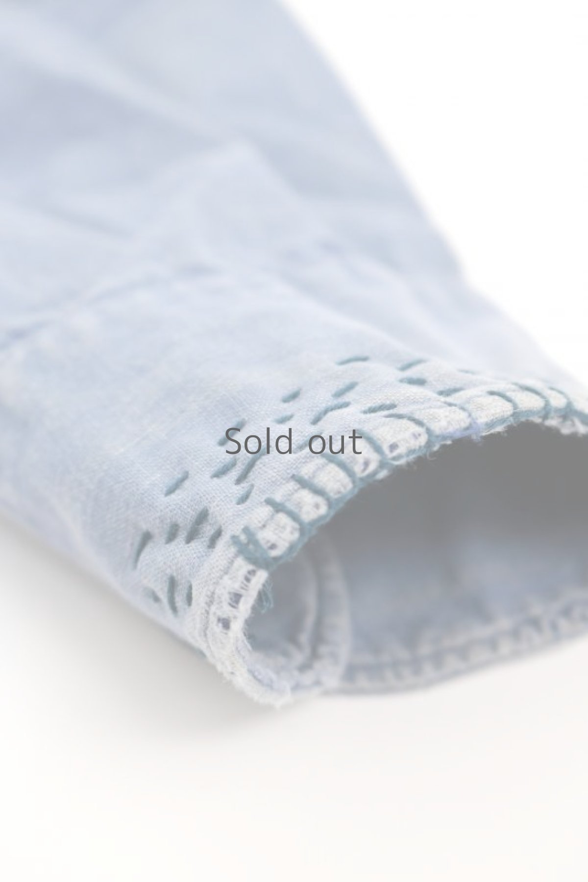 画像9: 【MITSUGU SASAKI】ビンテージリメイク　パッチワーク　フレンチワークシャツ  (9)