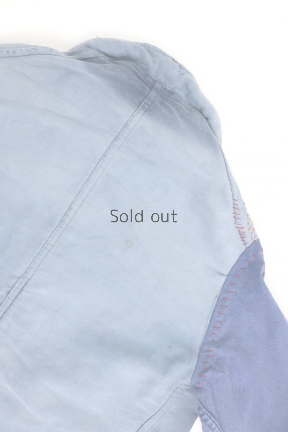 画像8: 【MITSUGU SASAKI】ビンテージリメイク　パッチワーク　モールスキン ワークジャケット（SUPER-TEBMOC） (8)