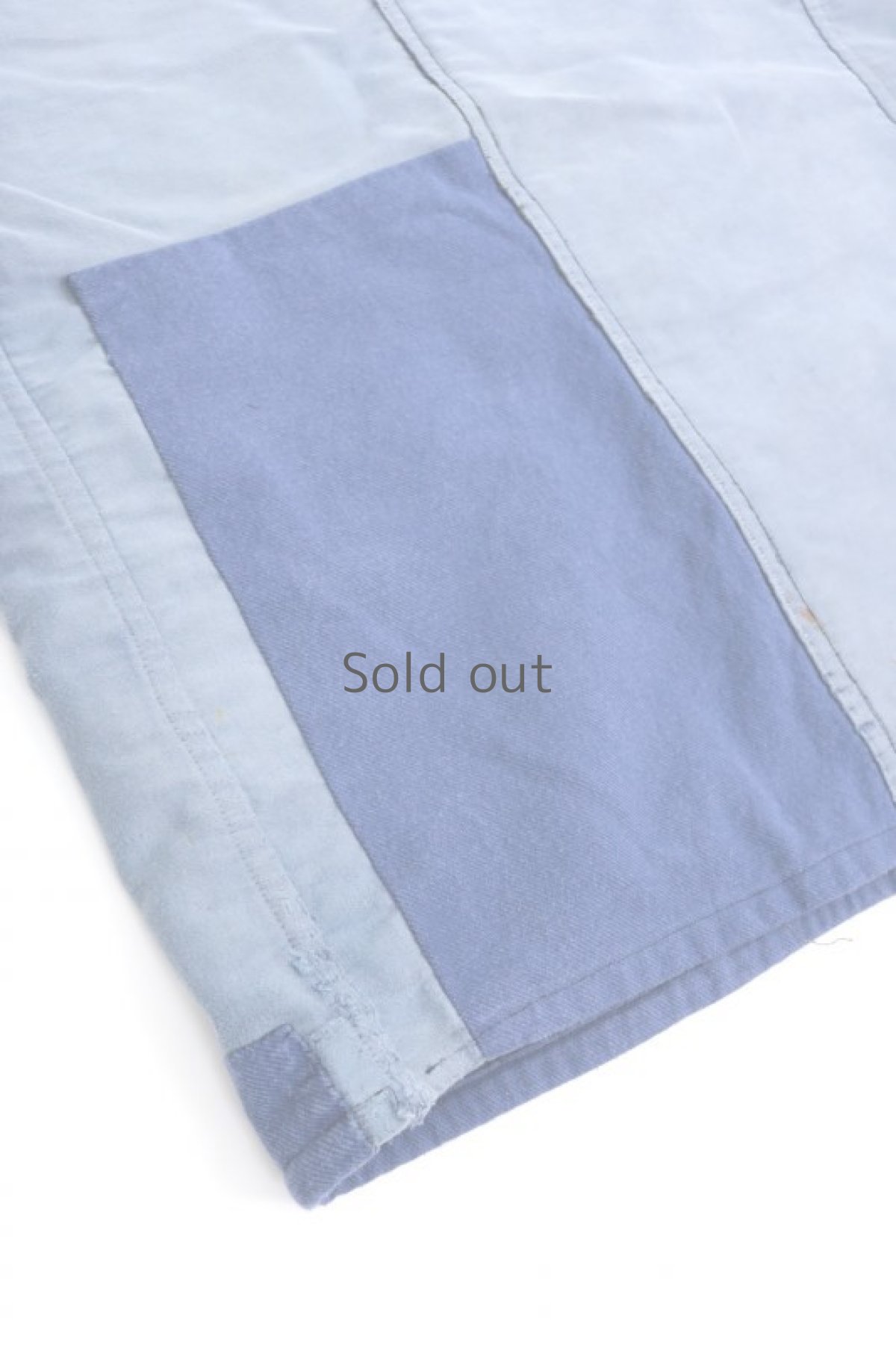 画像9: 【MITSUGU SASAKI】ビンテージリメイク　パッチワーク　モールスキン ワークジャケット（SUPER-TEBMOC） (9)