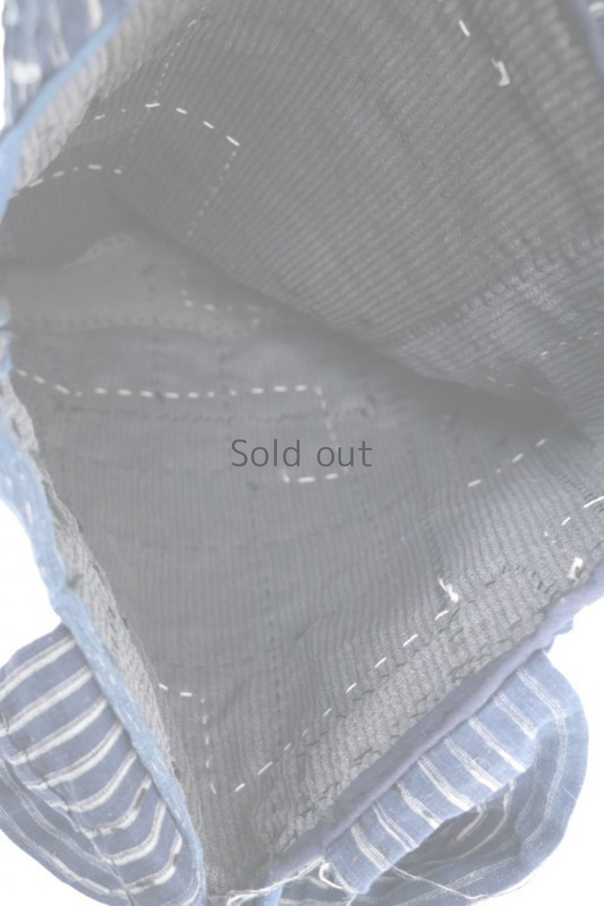 画像7: 【MITSUGU SASAKI】BORO古布　刺し子肩掛けバッグ (7)