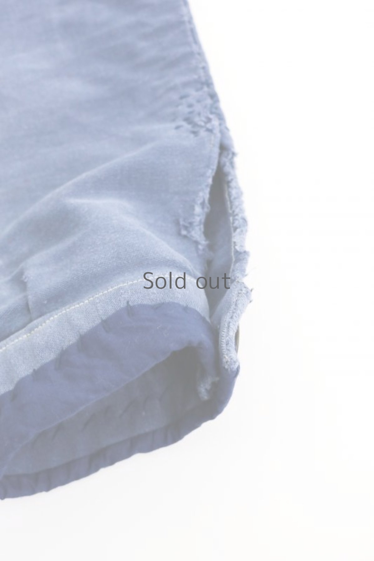 画像12: 【MITSUGU SASAKI】クレイジー刺し子　ブルーモールスキン ワークジャケット（LE MONT St MICHEL） (12)