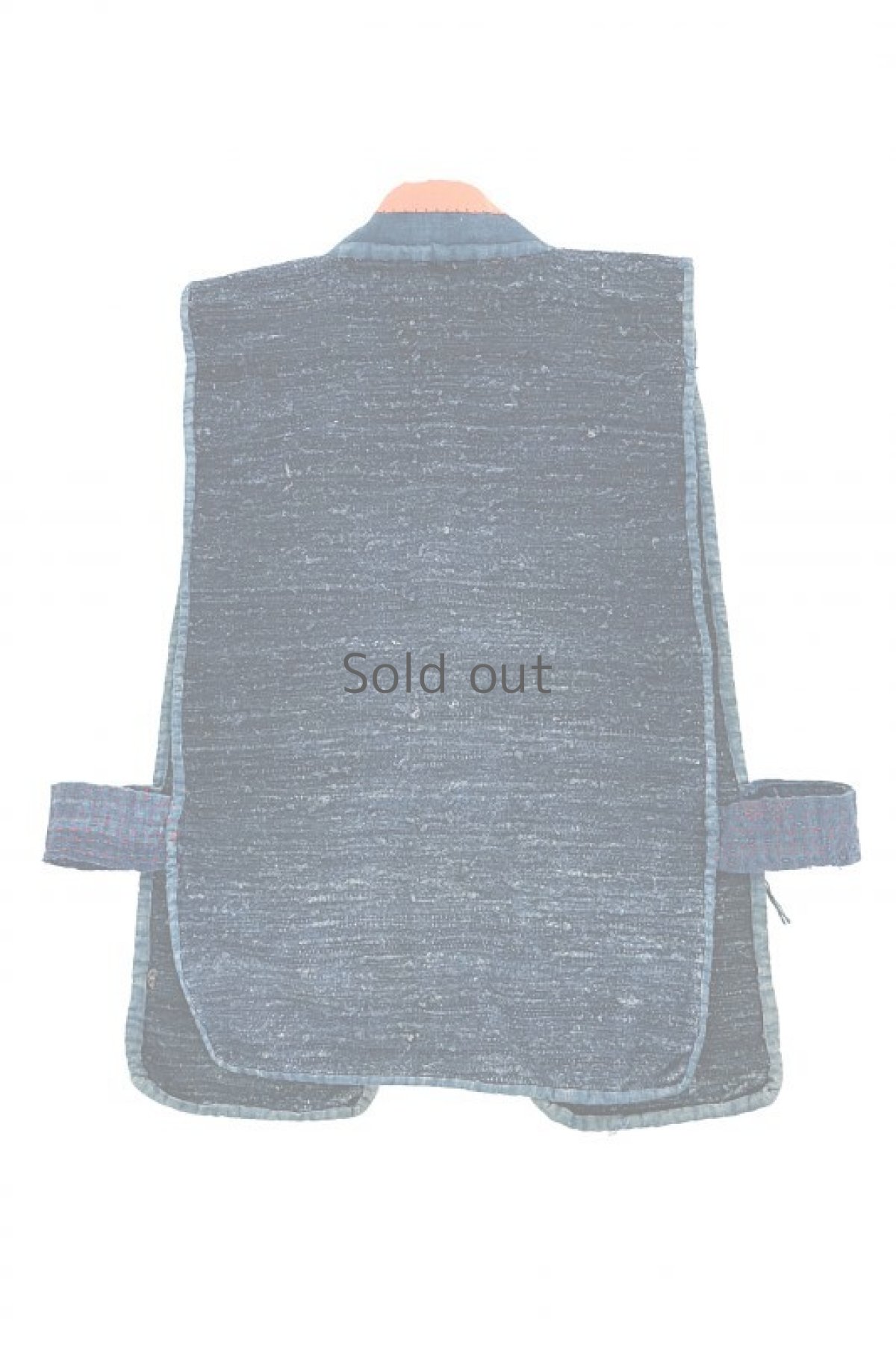 画像6: 【MITSUGU SASAKI】BOROリメイク　藍染裂織　フィッシャーマンズベスト (6)