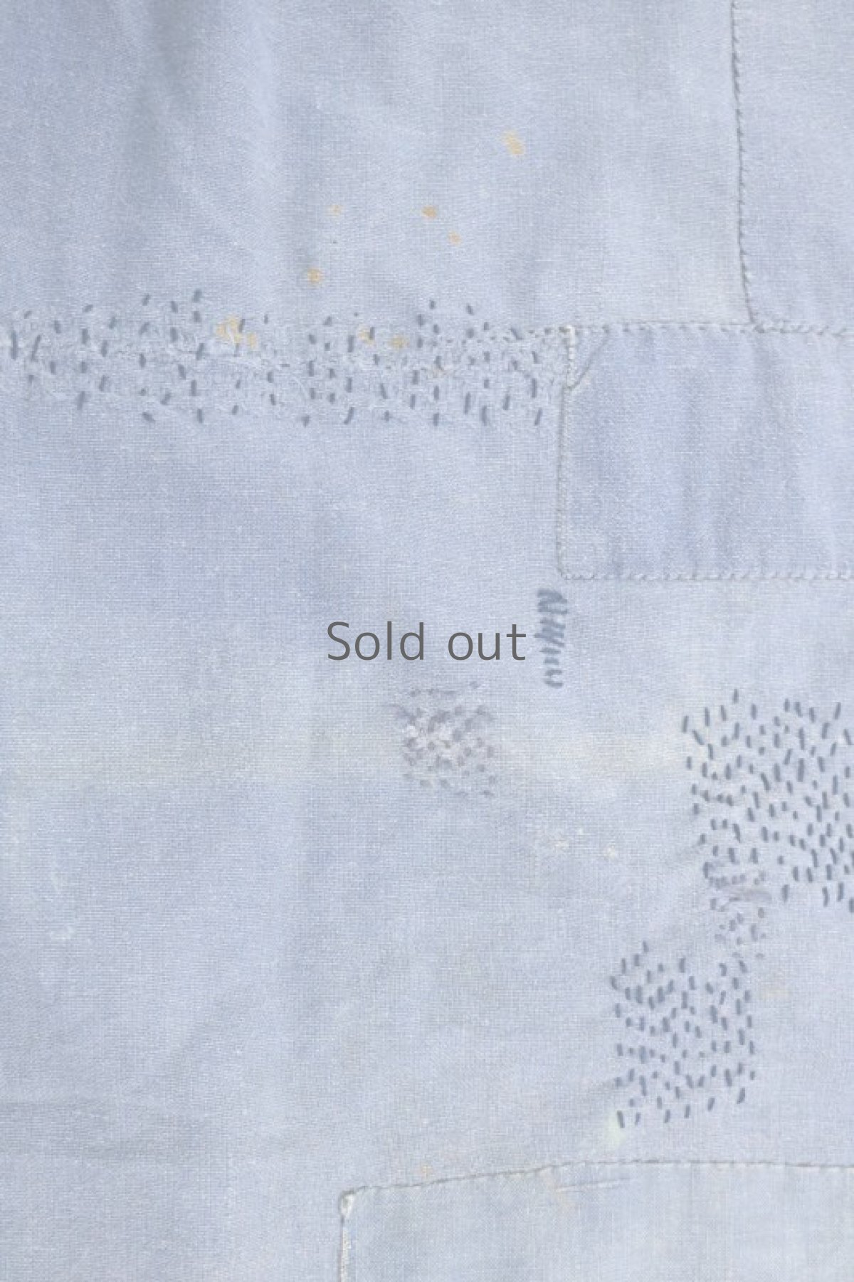 画像3: 【MITSUGU SASAKI】ビンテージリメイク　パッチワーク刺し子　コットンエプロン(小さめ) (3)