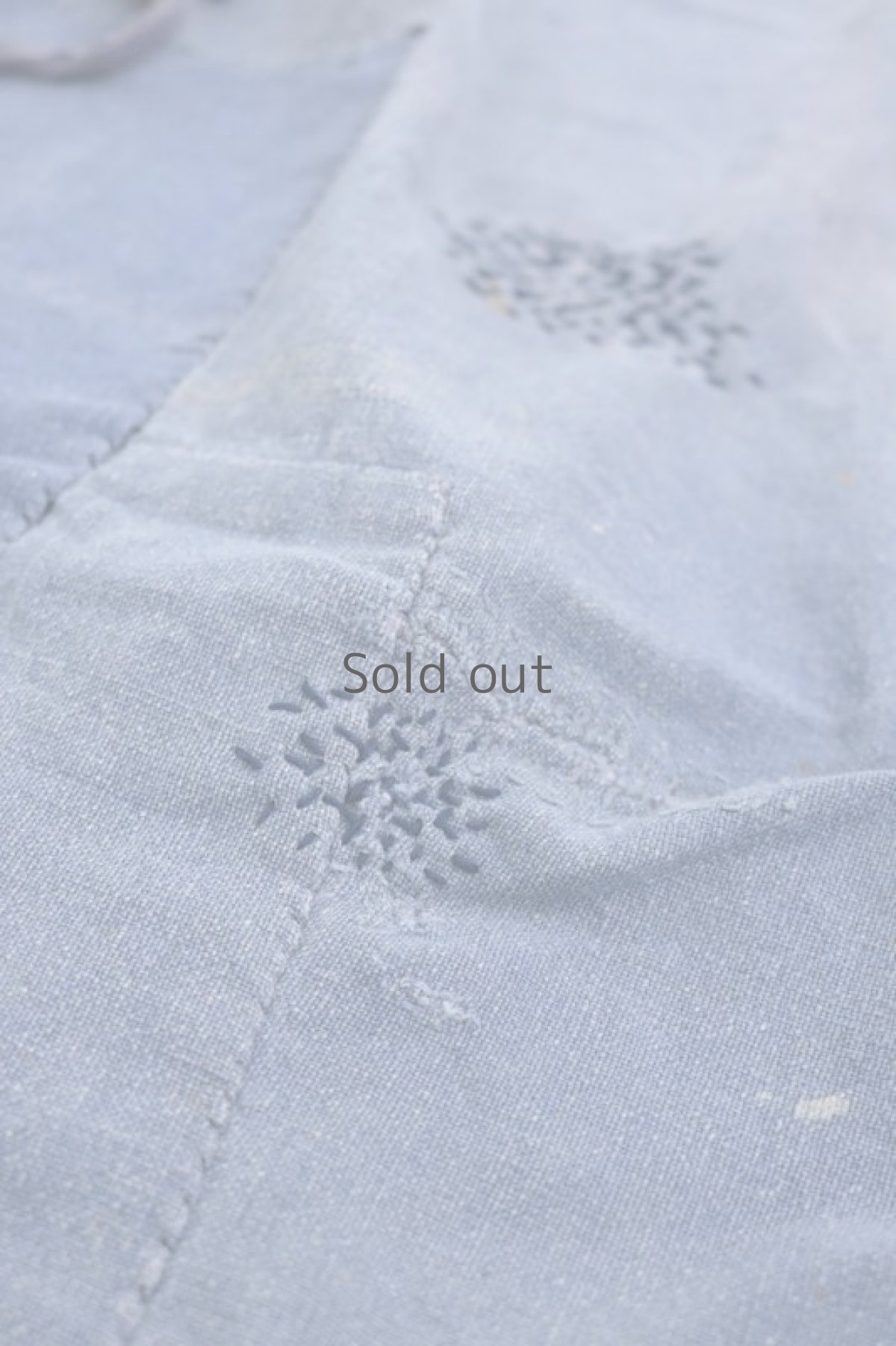 画像5: 【MITSUGU SASAKI】ビンテージリメイク　パッチワーク刺し子　コットンエプロン(小さめ) (5)