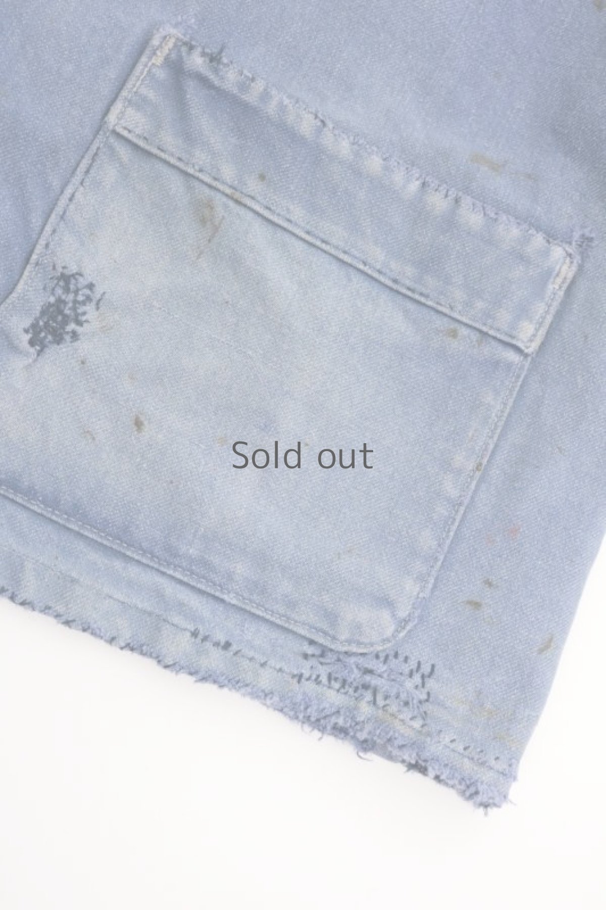 画像5: 【MITSUGU SASAKI】ビンテージリメイク　パッチワーク　コットンツイルワークジャケット（Le Meilleur d'Amiens） (5)