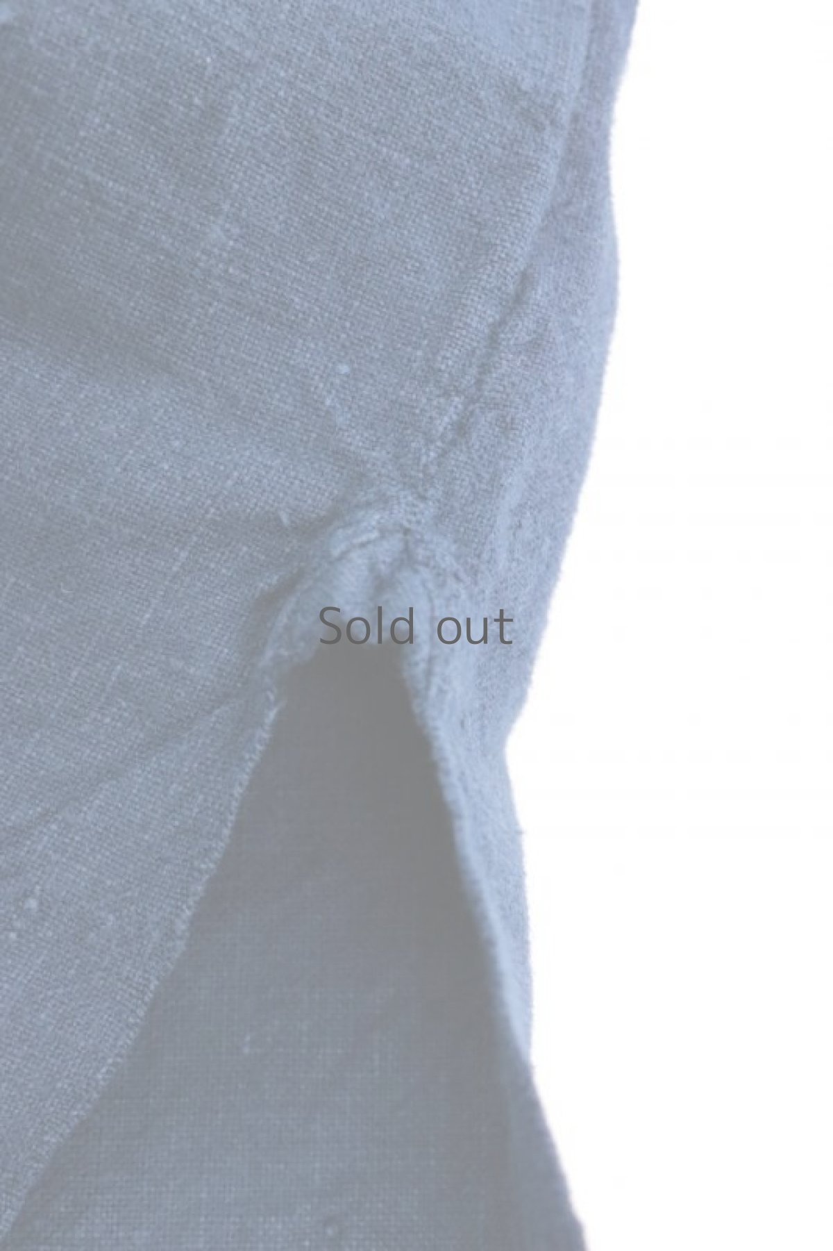 画像5: 【フランス】２０世紀初頭のアンティークリネン×染め　スモックロングシャツ（紺色） (5)