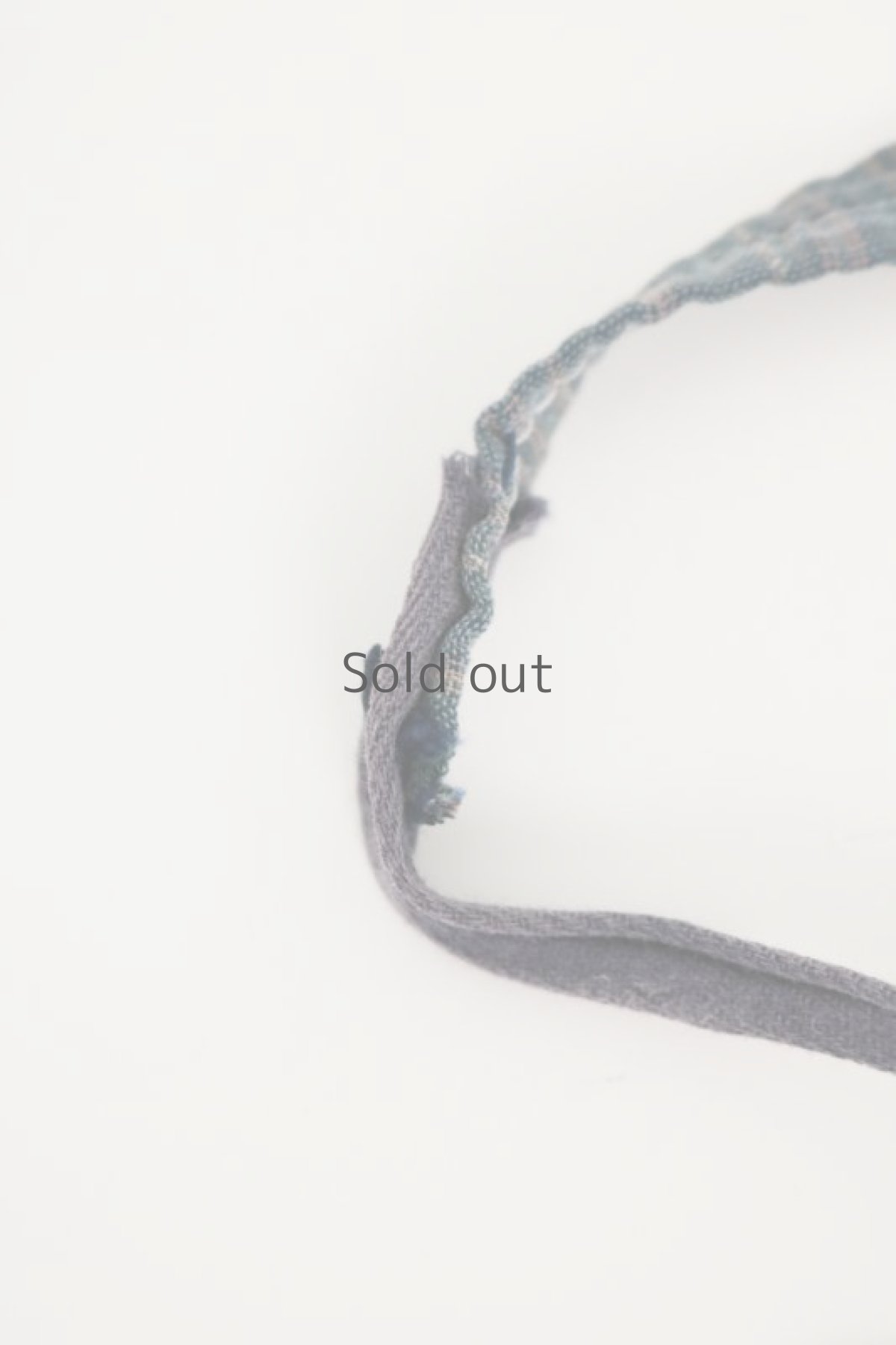 画像9: 【MITSUGU SASAKI】ビンテージリメイク　インディゴ コットン パッチワークエプロン（ファーマーズファブリック） (9)