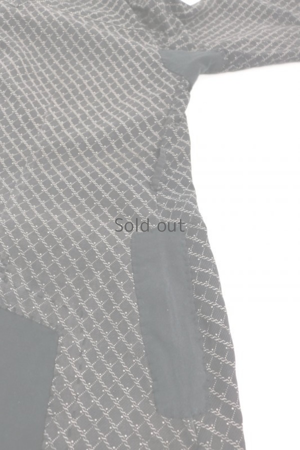 画像10: 【MITSUGU SASAKI】ビンテージリメイク　パッチワーク　ワークドレス（お尻パッチ） (10)