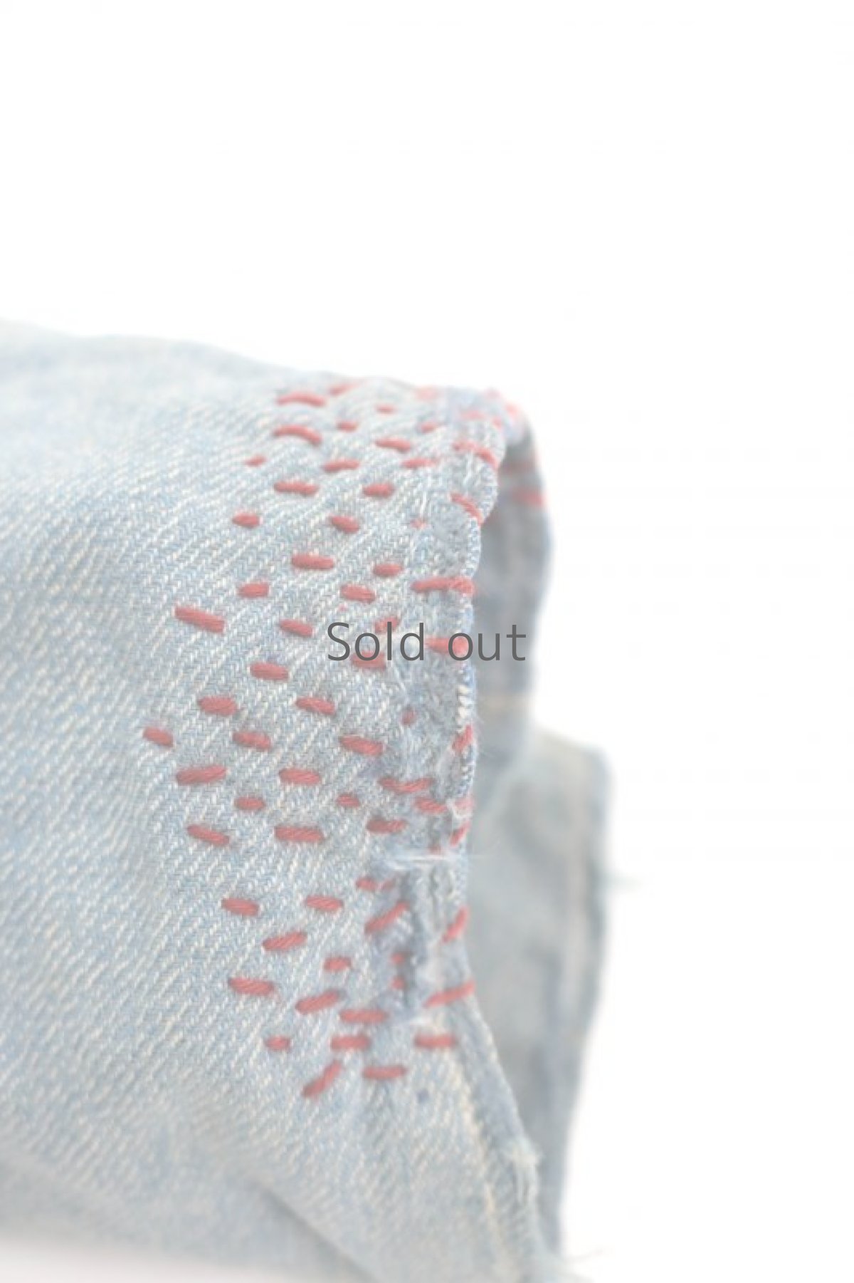 画像13: 【MITSUGU SASAKI】ビンテージ リメイク&リペア パッチワークシャンブレー プルオーバーシャツ (13)