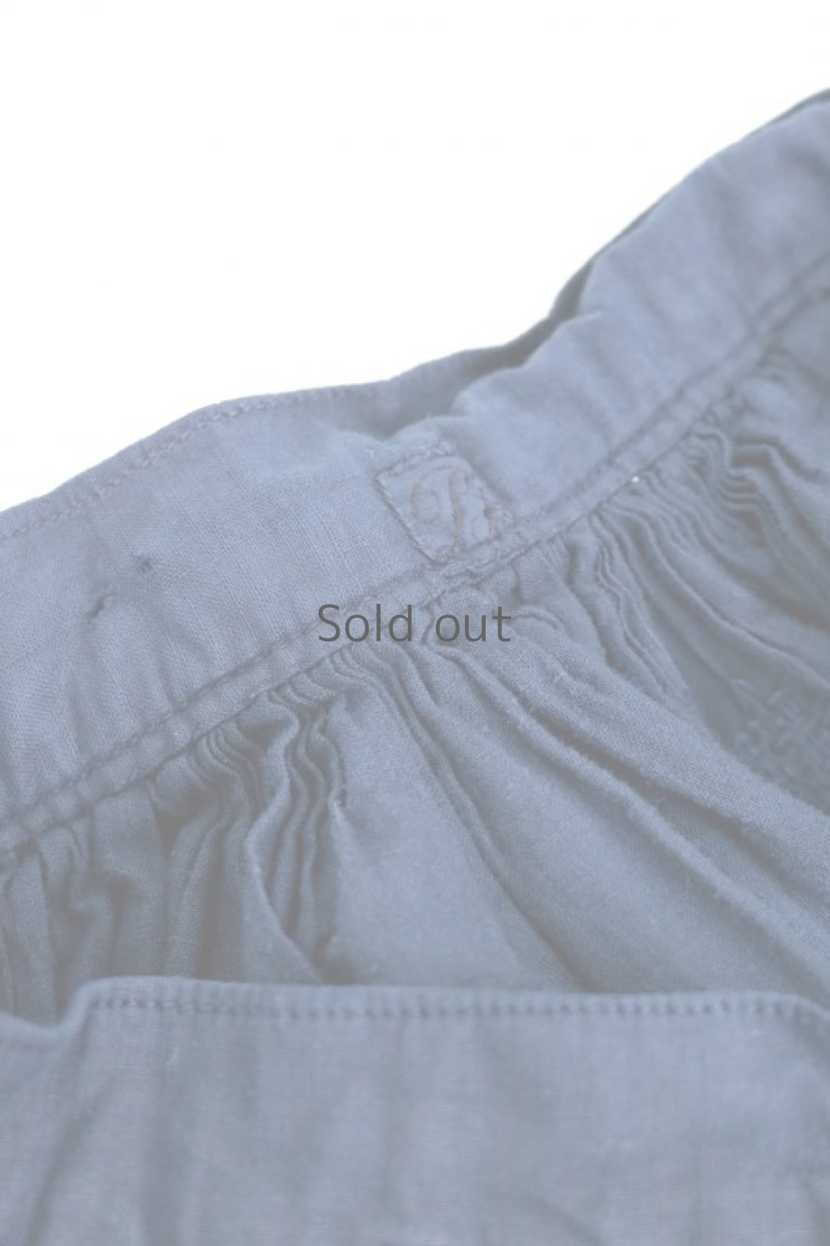 画像3: 【フランス】２０世紀初頭の教会用のスモック ブラウス（後染め/紺色） (3)