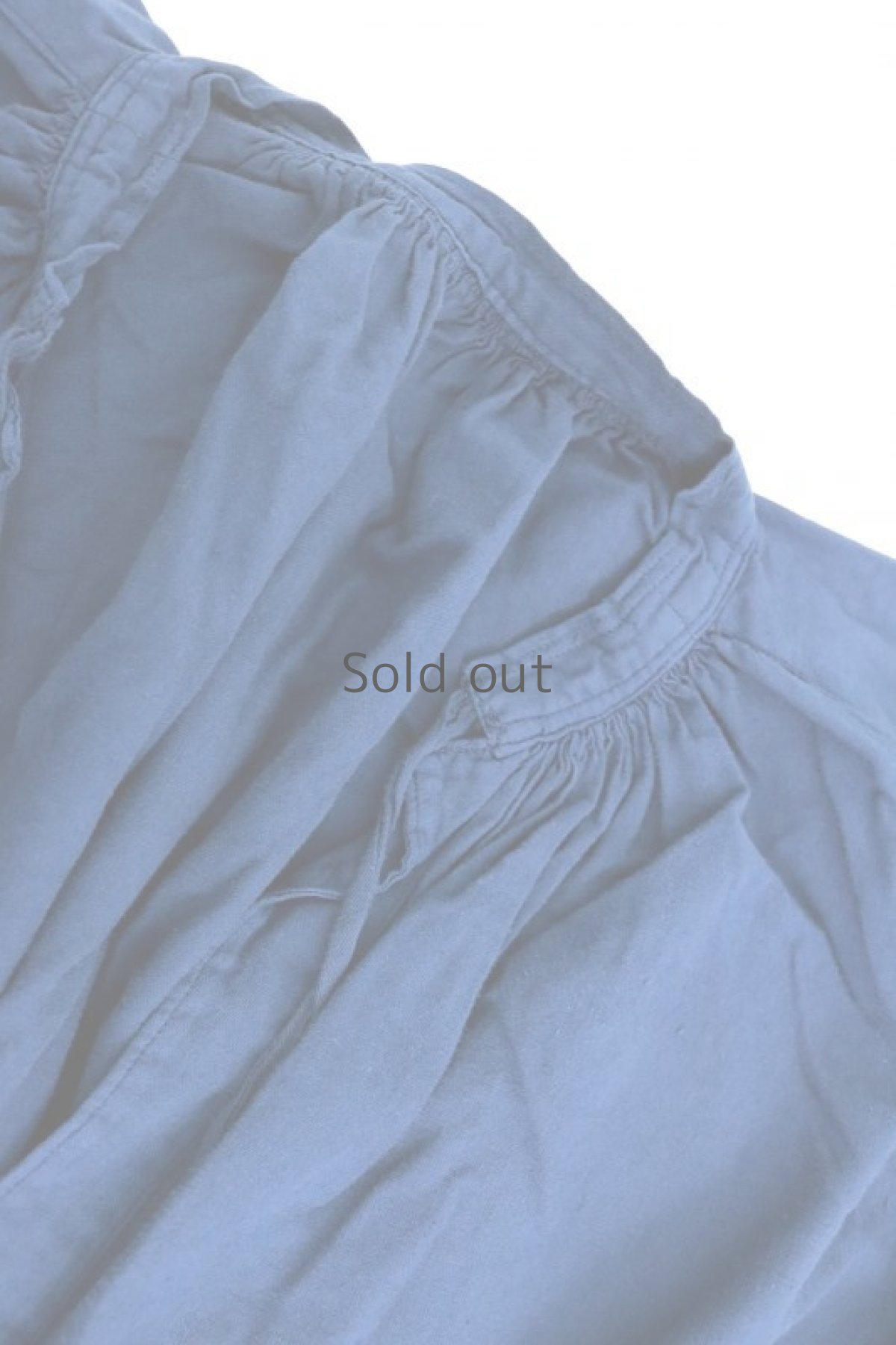 画像5: 【フランス】２０世紀中期の教会用ロングスモックドレス（後染め/紺色） (5)