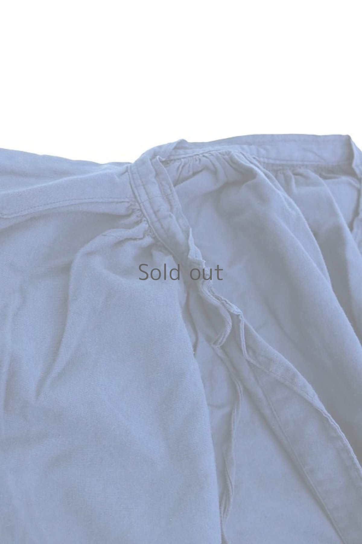 画像2: 【フランス】２０世紀中期の教会用ロングスモックドレス（後染め/紺色） (2)