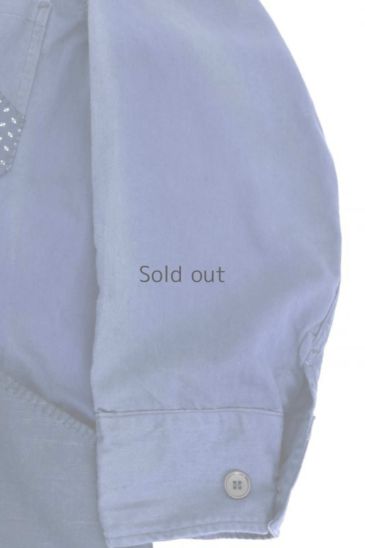 画像10: 【MITSUGU SASAKI】ビンテージリメイク　パッチワーク　ダスターコート（フレンチインクブルー） (10)