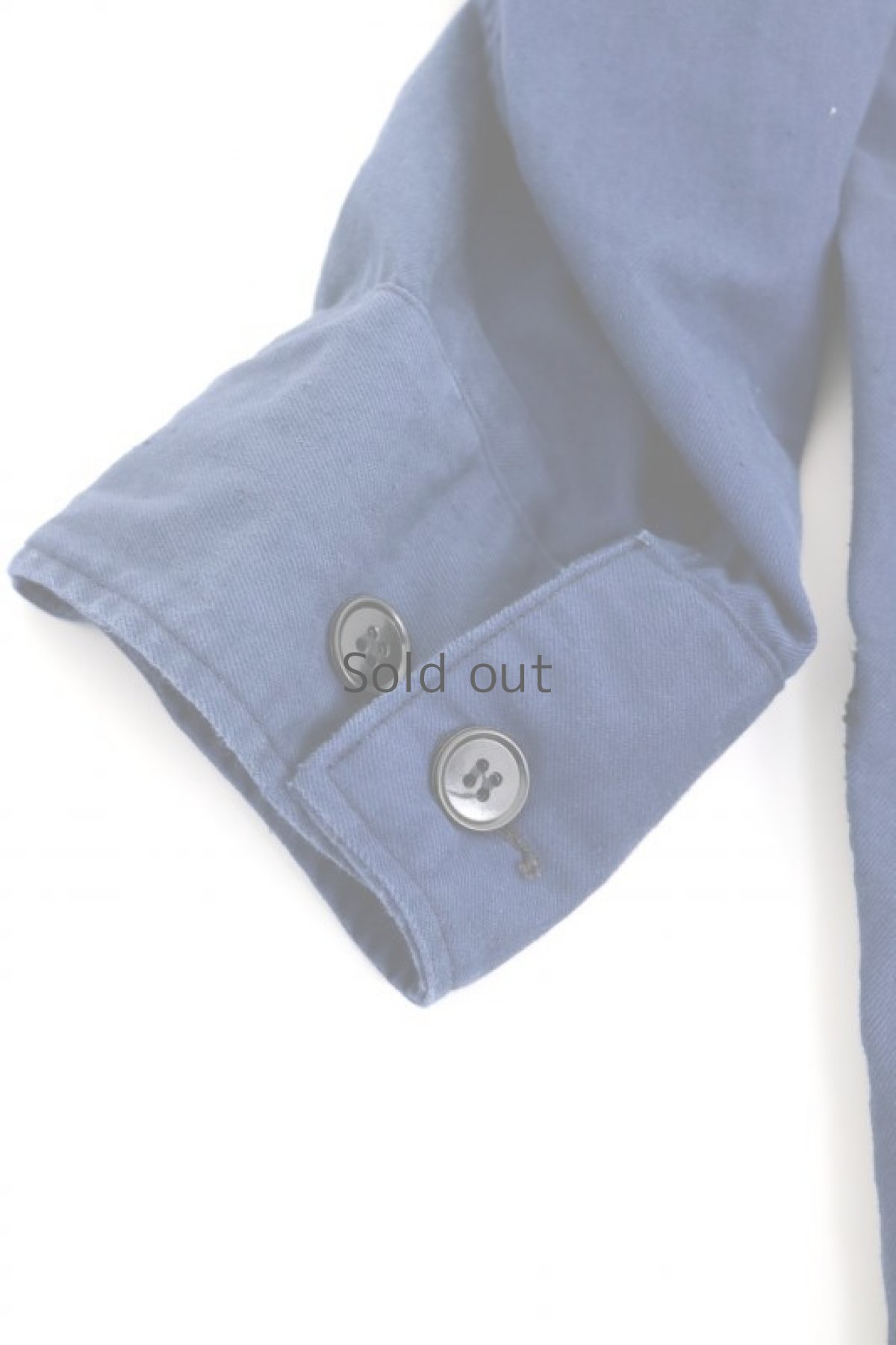 画像13: 【MITSUGU SASAKI】ビンテージリメイク　パッチワーク　ダスターコート（フレンチインクブルー） (13)