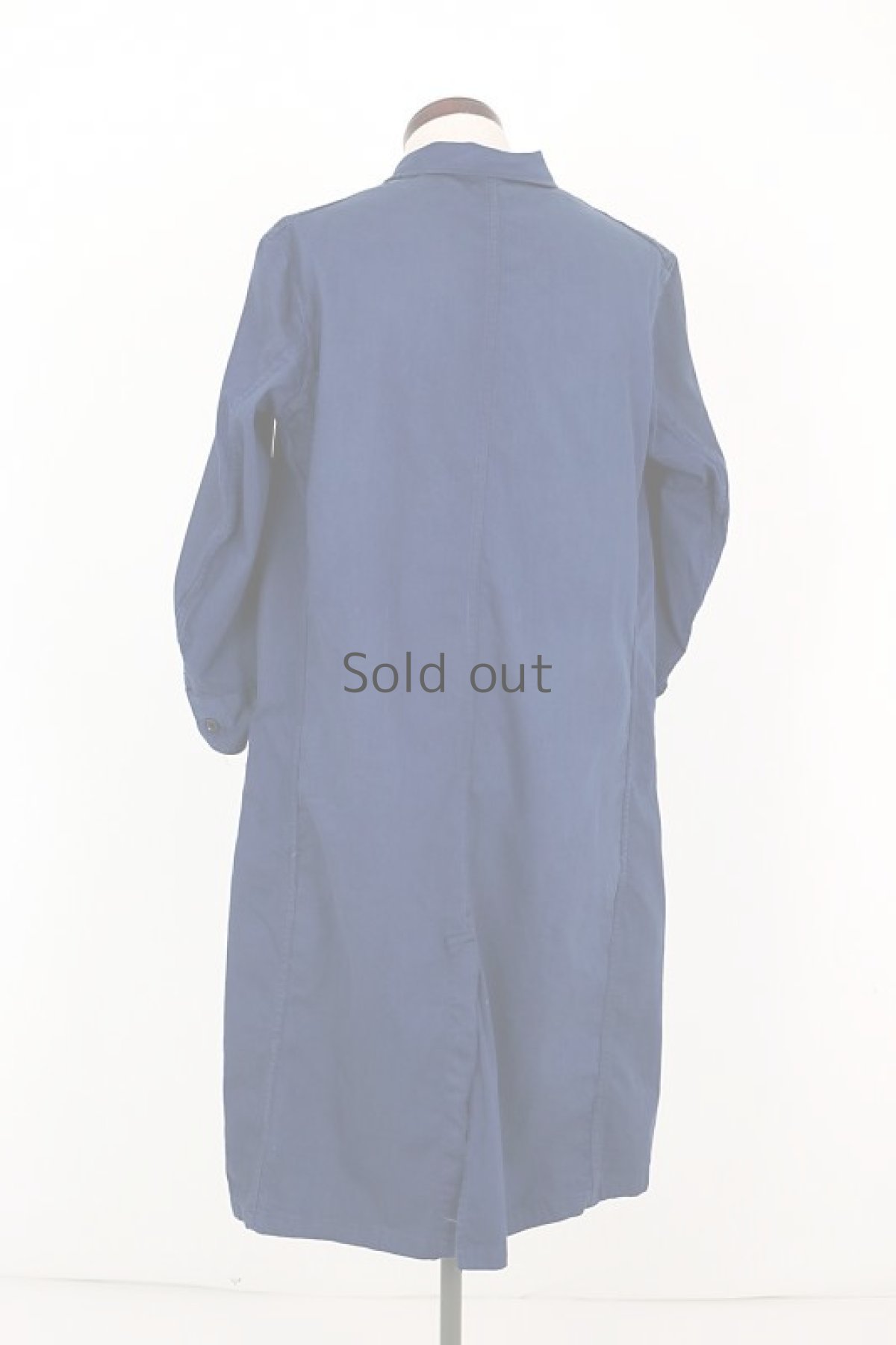 画像15: 【MITSUGU SASAKI】ビンテージリメイク　パッチワーク　ダスターコート（フレンチインクブルー） (15)